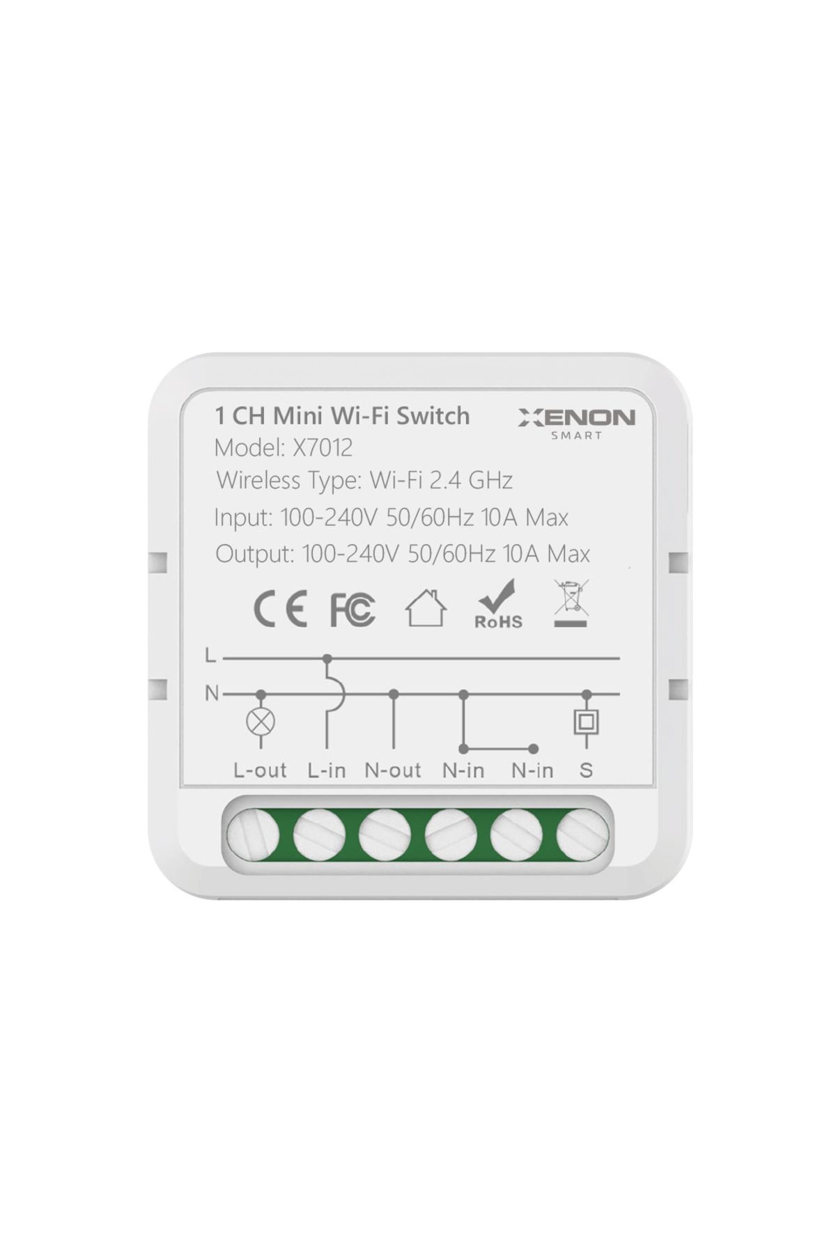 Xenon Smart Akıllı Tekli Switch Wi-fi, Bluetooth, Mobil Kontrol