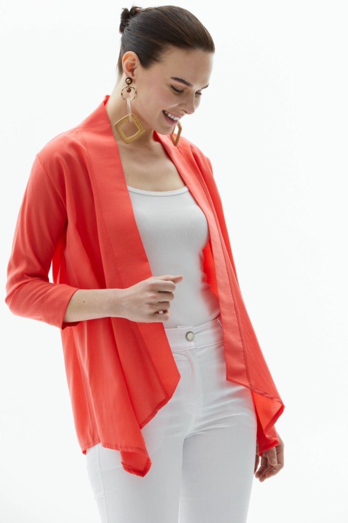 Selen Giyim-Front Draped Jacket 3