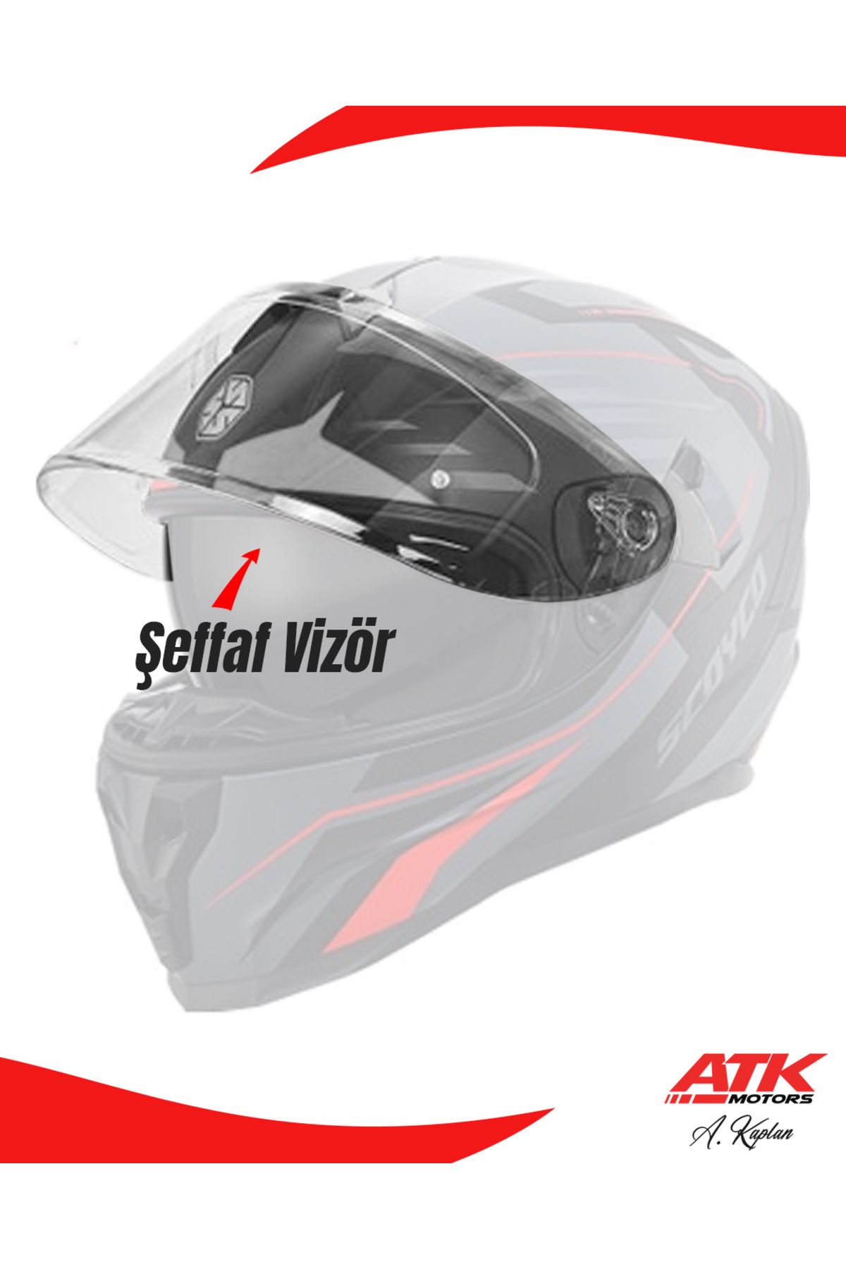 Scoyco-871 Transparent Helmet Glass - Visor Refills 1