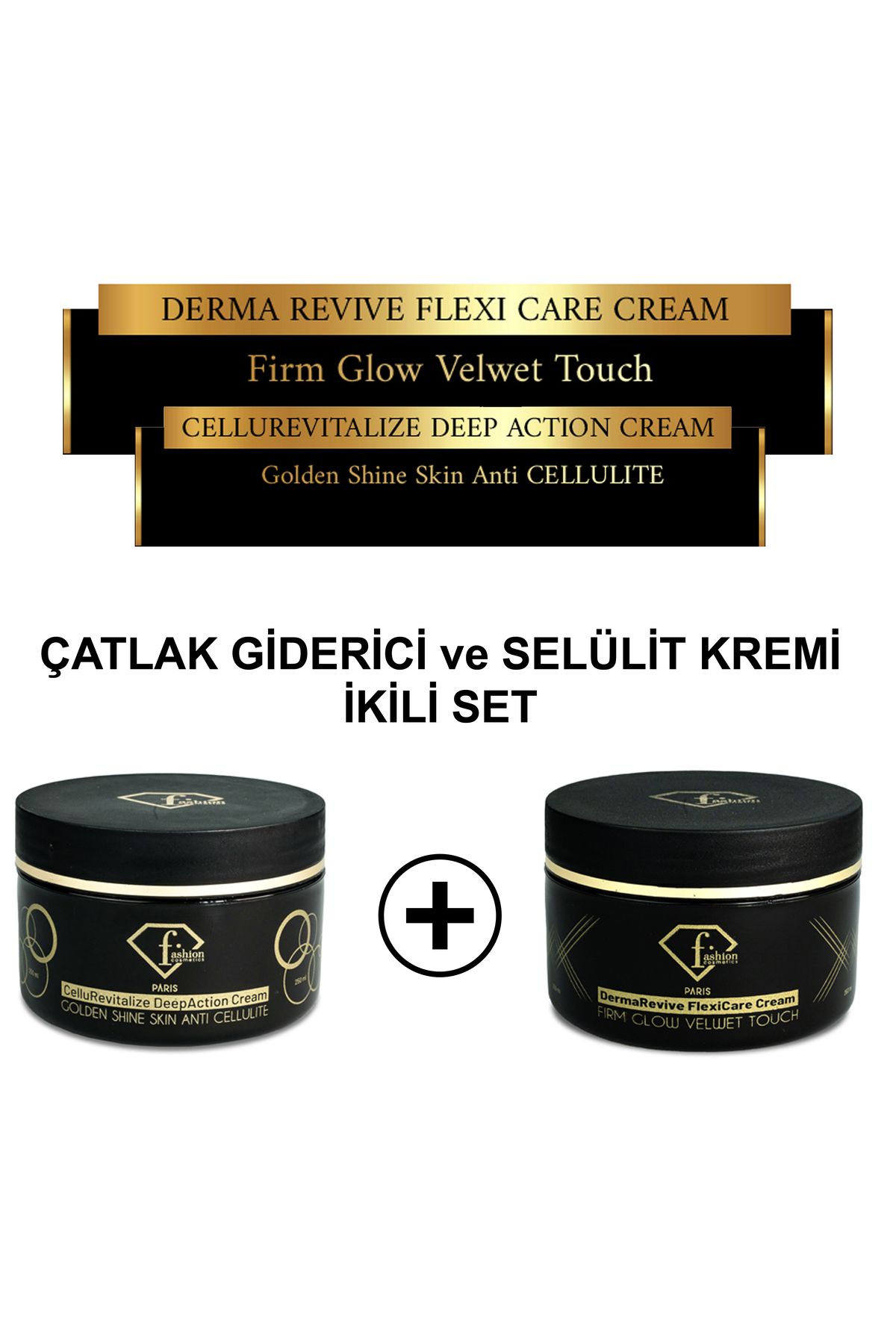 DEAMOUR SELÜLİT VE ÇATLAK GİDERİCİ İKİLİ SET