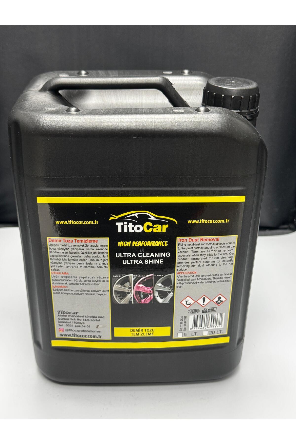 titocar Demir Tozu & Jant temizleme Sıvısı 5 Litre - Fiyatı, Yorumları