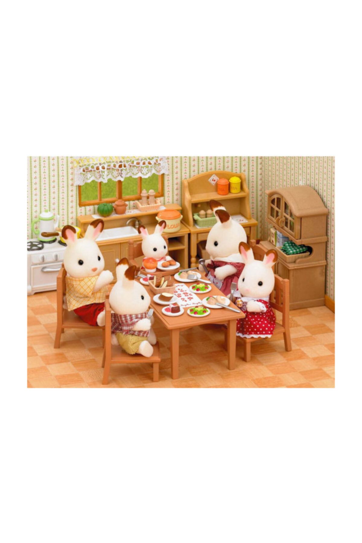 Sylvanian Families Adore Dining Table Set 6