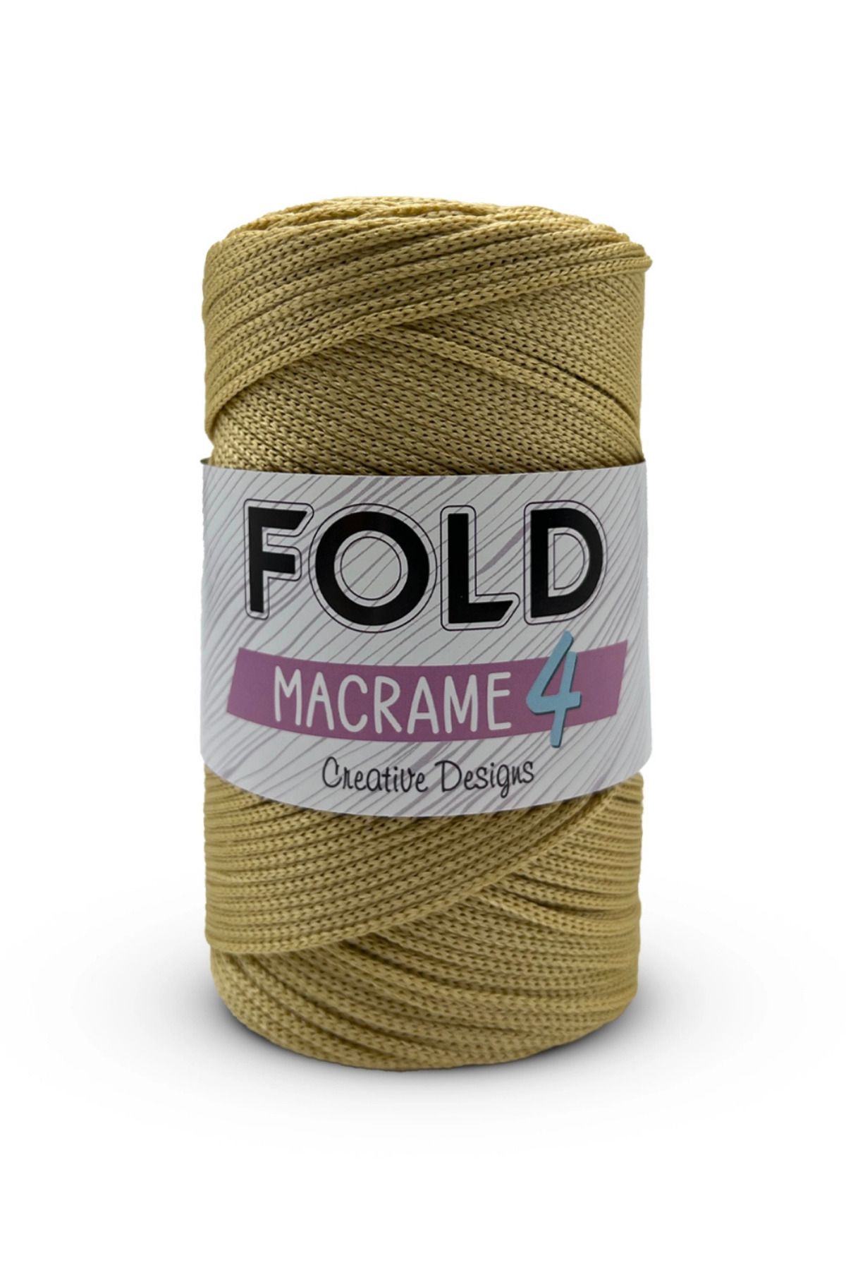 FOLD Fire Macrame Nr:4 - 050 Poliester, 2 Mm Ață, 200 Gr 230 M Ață Supla Ață Geantă - One Size