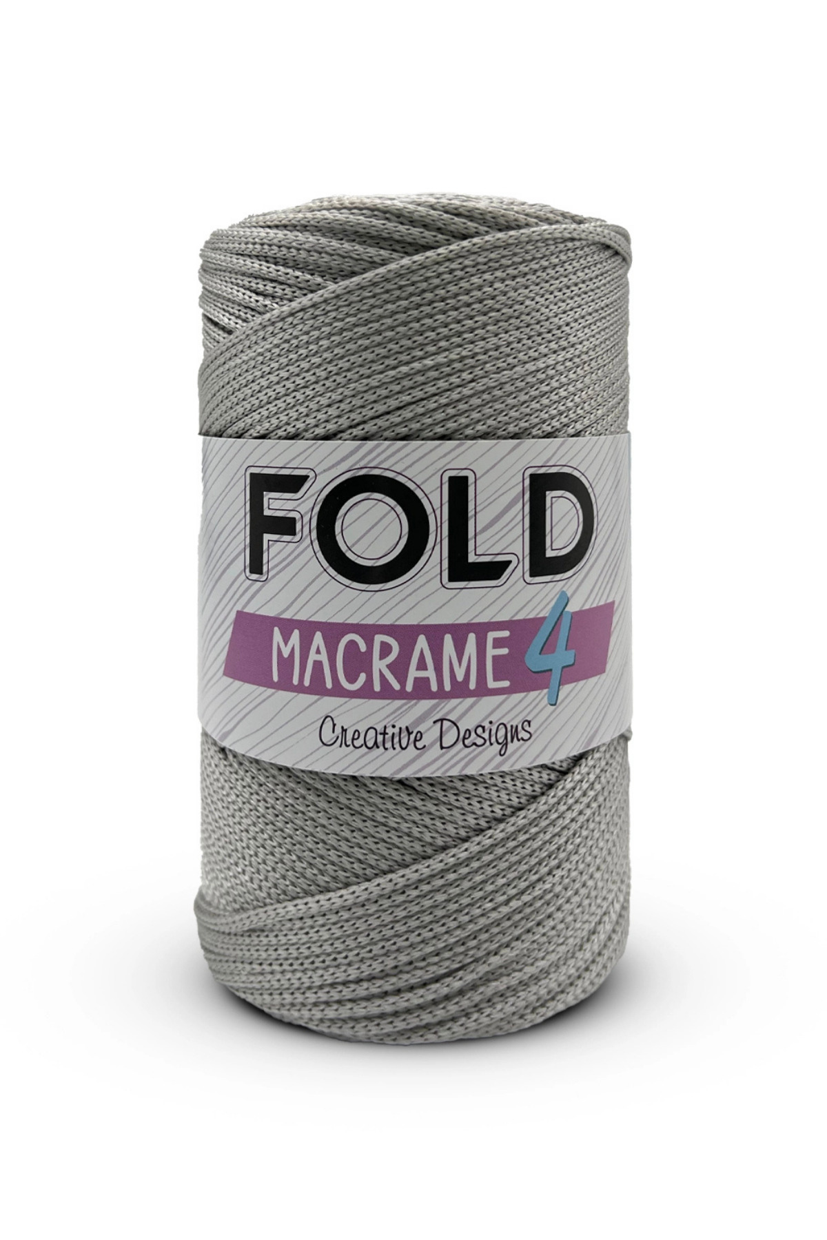 FOLD-غزل مكرامية رقم: 4 - 62 خيط بوليستر 2 مم - 200 جرام 230 متر 1