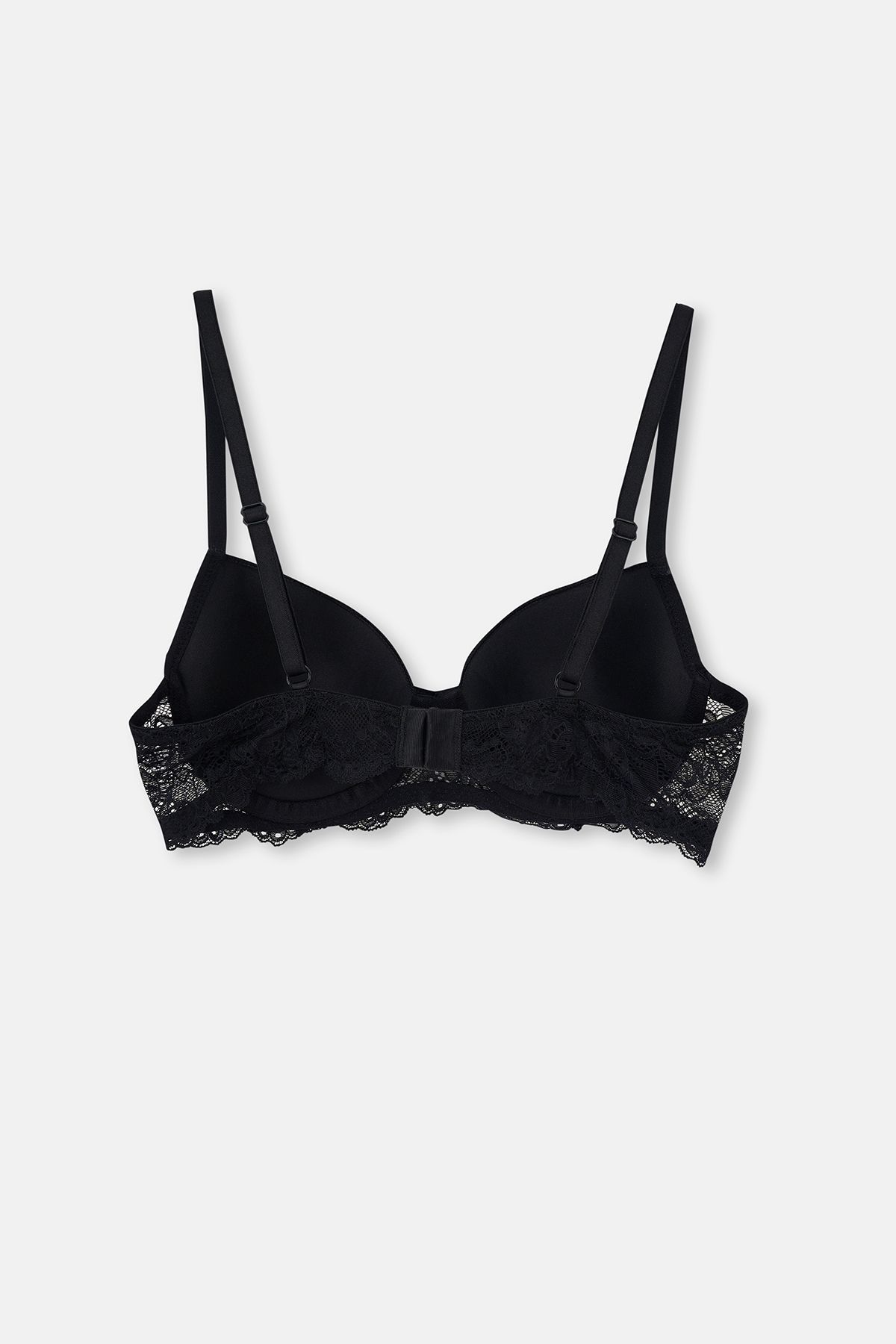 Eros-Black Ersk1110 Begonvile Lace Empty Cup Bra 2