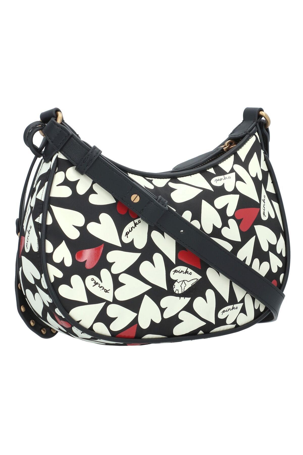 PİNKO-Schultertasche Leder 25 cm 2