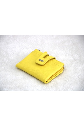 Canpellini %100 Hakiki Deri Yumuşak Kadın Cüzdanı