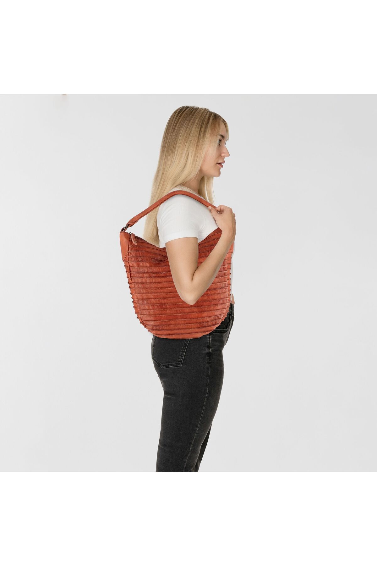 FREDsBRUDER-Riffeltier S Schultertasche Leder 33 cm 6