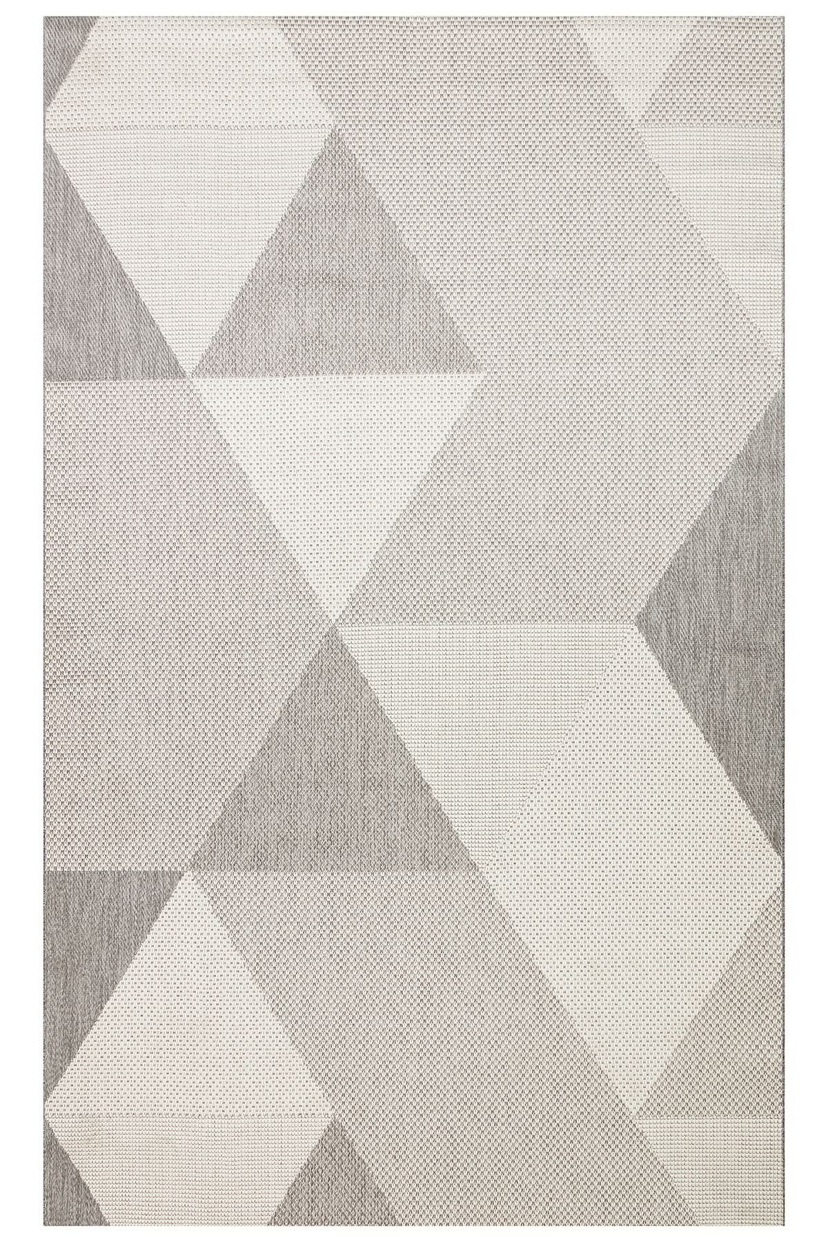 Eko Halı MAYER HALI MONO 03 GREY Hav Toz Vermez Kaymaz Tabanlı Şık Kilim