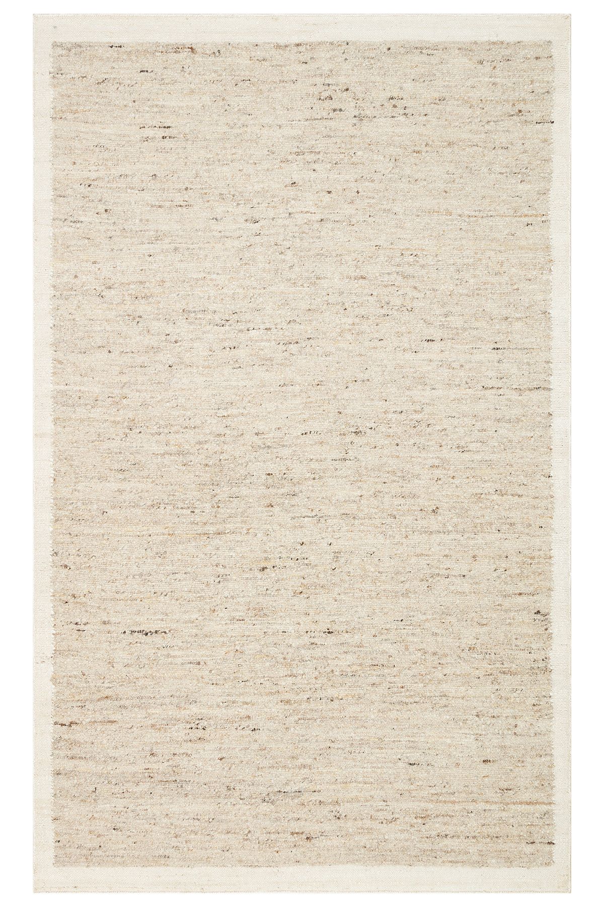 Eko Halı MAYER HALI LHASA 01 GREY CREAM Yün ve ECHO ile Üretilen Örme El Dokuma Halı