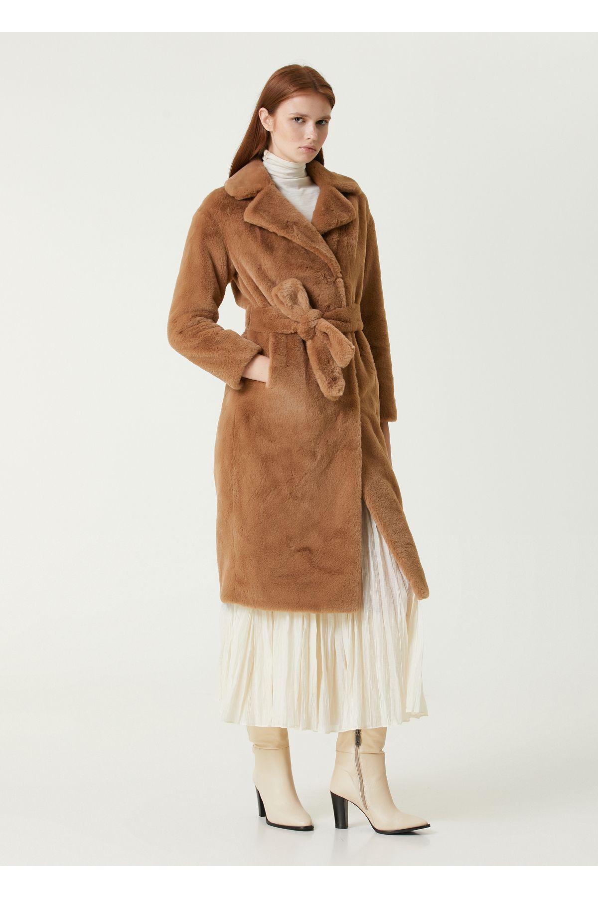 Herno-Camel Overcoat Size: 42 2