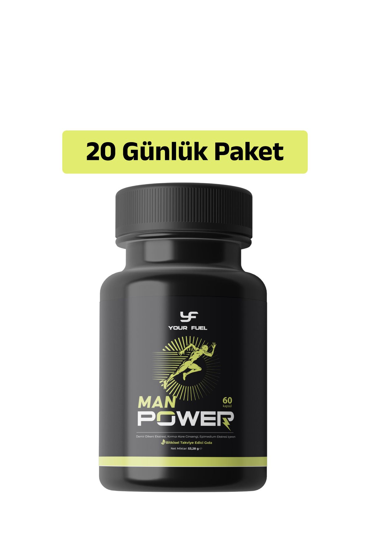 yourfuel Man Power 20 Günlük - 60 Tablet