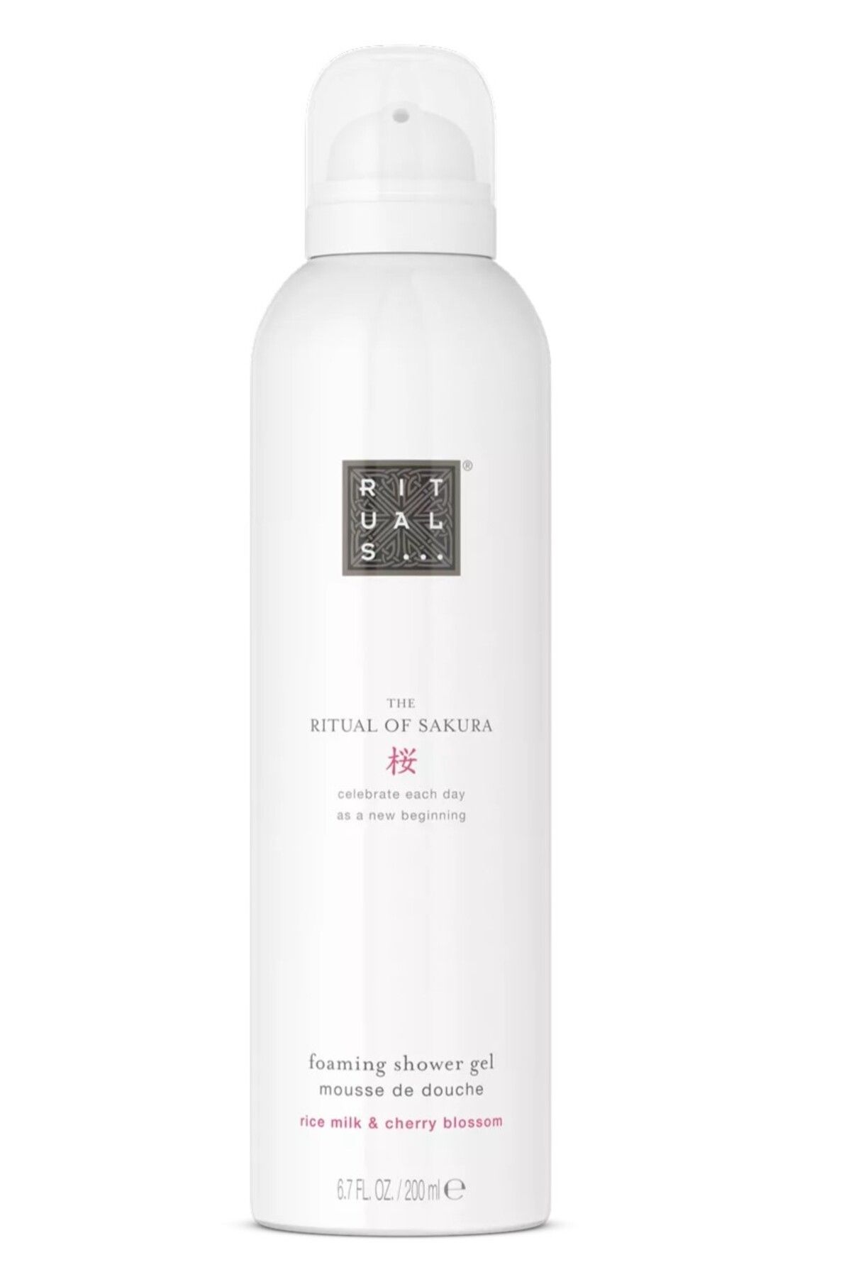 Rituals The Ritual Of Sakura Foaming Shower Gel 200 ml شیر برنج و شکوفه گیلاس