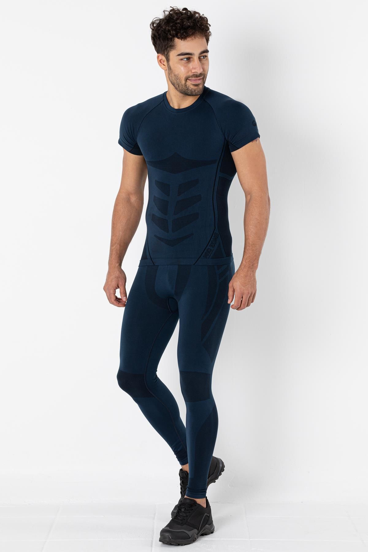 MioFit-Tricou sport cu mânecă scurtă fără cusături Cool Dry pentru bărbați 6