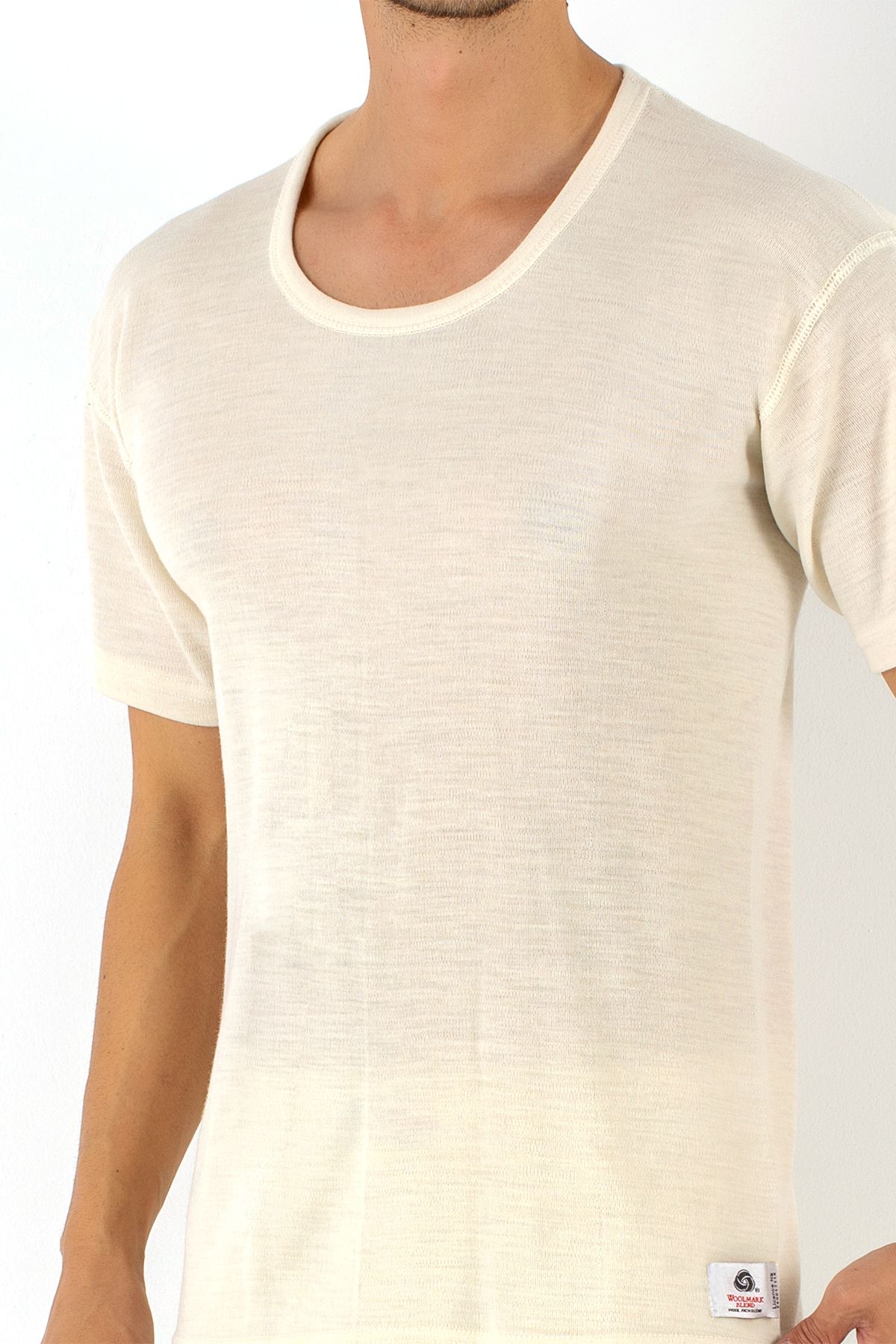 Miorre-Pure Wool Men's Short Sleeve Undershirt 8