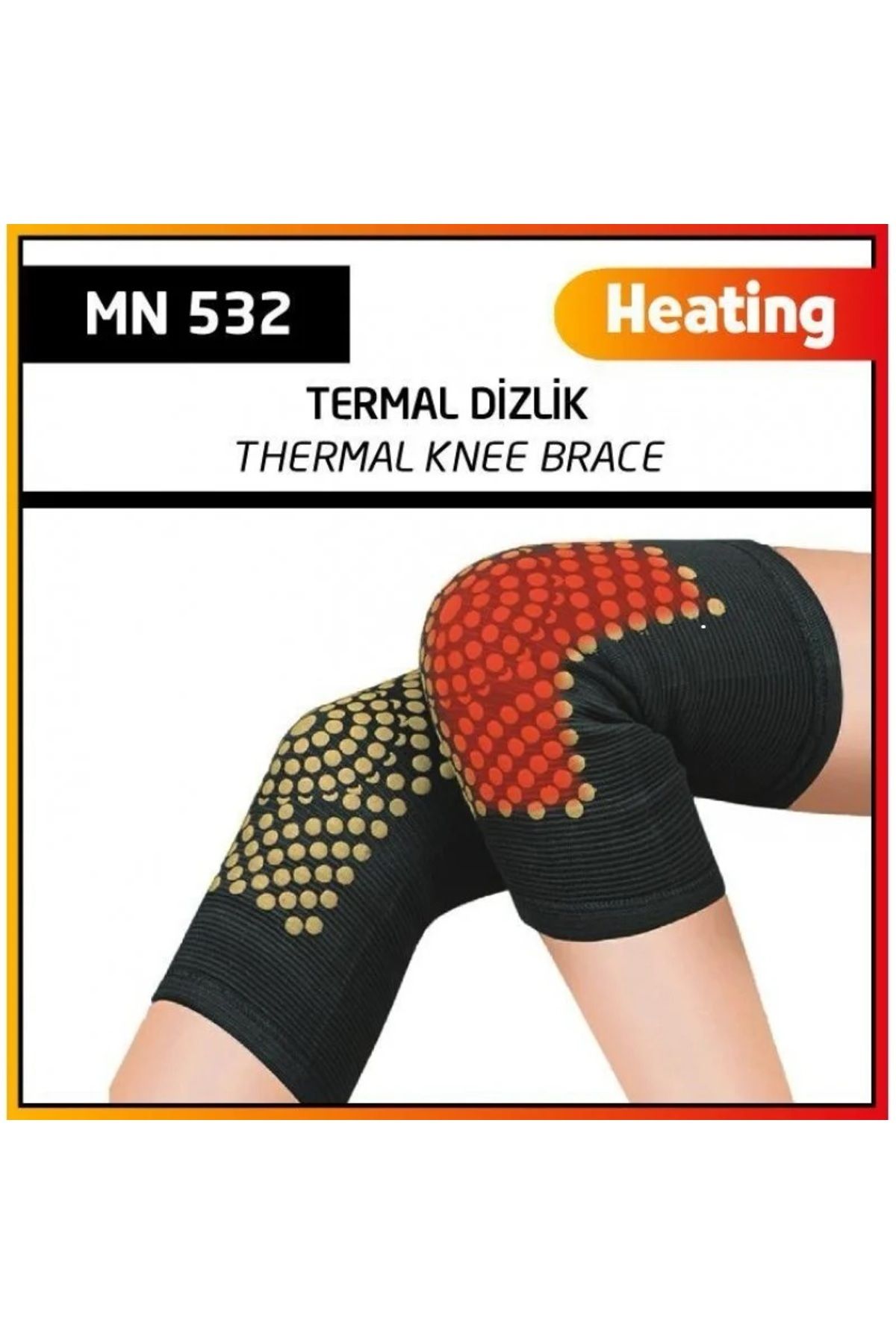 Minion Termal Dizlik Kısa Bedensiz Unisex - Kendinden Isıtıcılı - Isıtıcı Dizlik - Dizlik - Mn-532