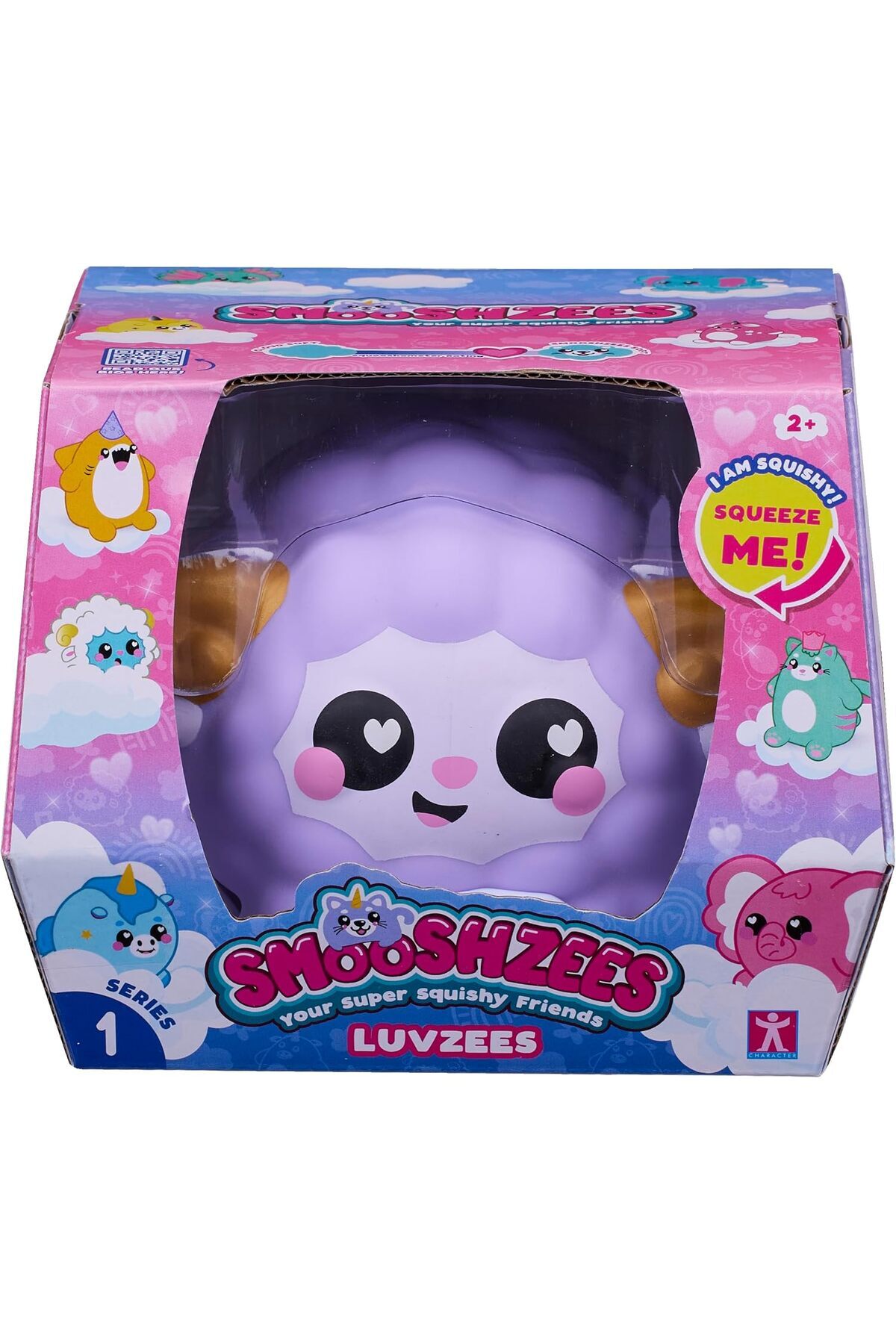 Smooshzees Luvzees, Willow, Purple Sheep, Collectable Characters