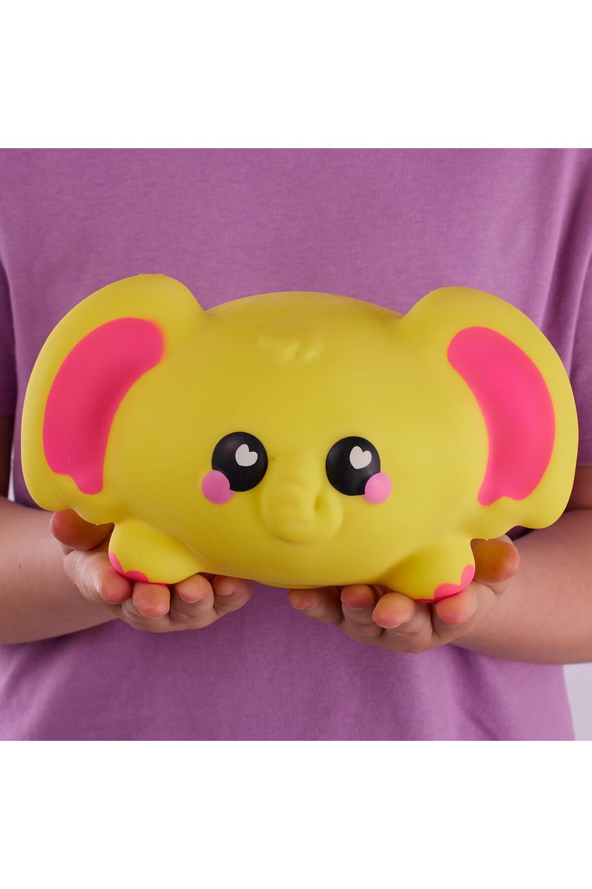 Smooshzees-Snugzees, Custard, Yellow Elephant, Collectable Characters, Supersoft, Cuddly and Squishy 4