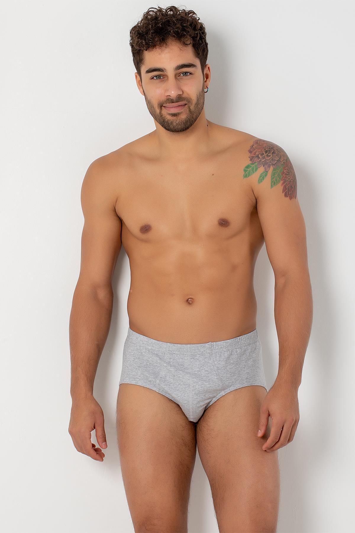 Doremi-100% bumbac natural, confortabil, pieptănat, chiloți clasici anti-transpirație pentru bărbați 2