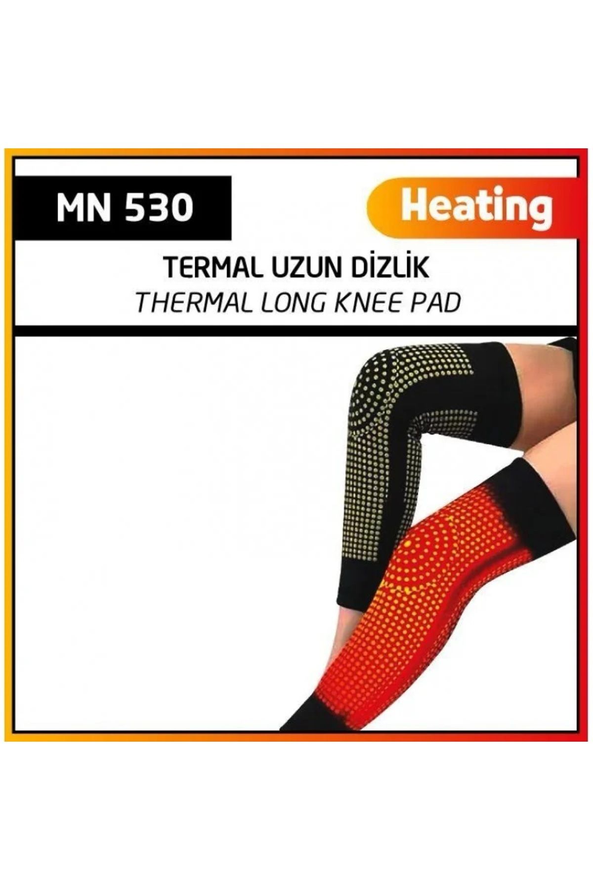 Minion Termal Dizlik Uzun Bedensiz Unisex - Kendinden Isıtıcılı - Isıtıcı Dizlik - Dizlik Mn-530