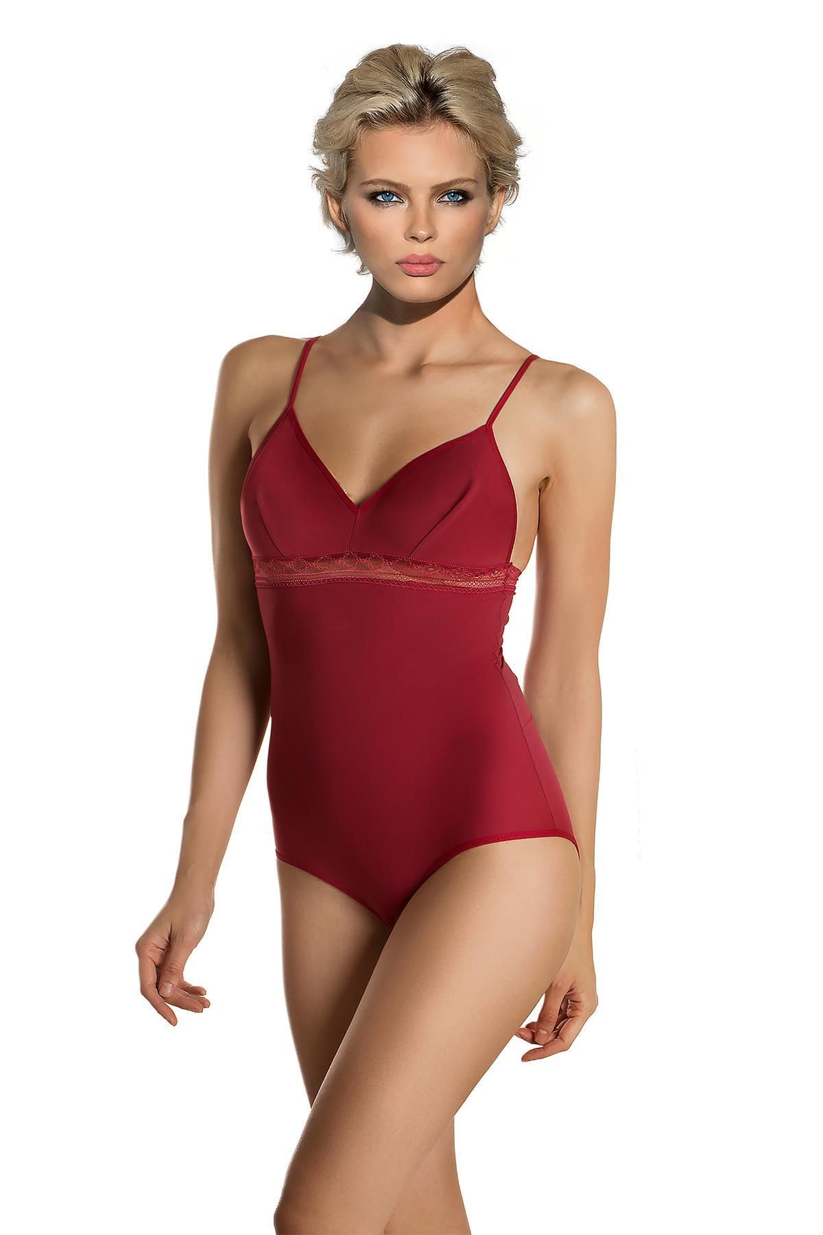 Doremi-Bodysuit - Burgundy 1