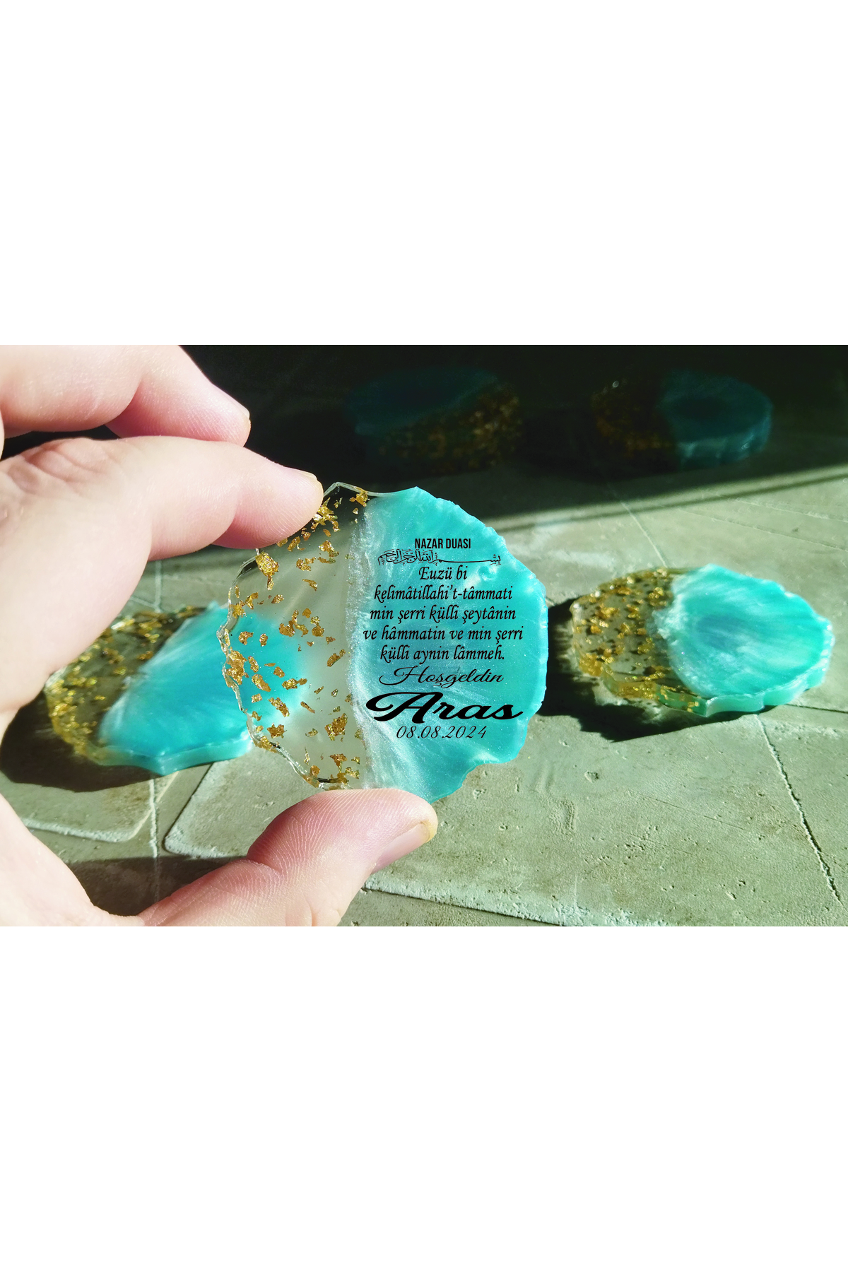 ErenAksesuar Mavi Epoksi Magnet 25 Adet Sünnet Doğum Günü Mevlüt Söz Nişan Nikah Kına Düğün Kuran fotoğrafı 2 (önizleme)