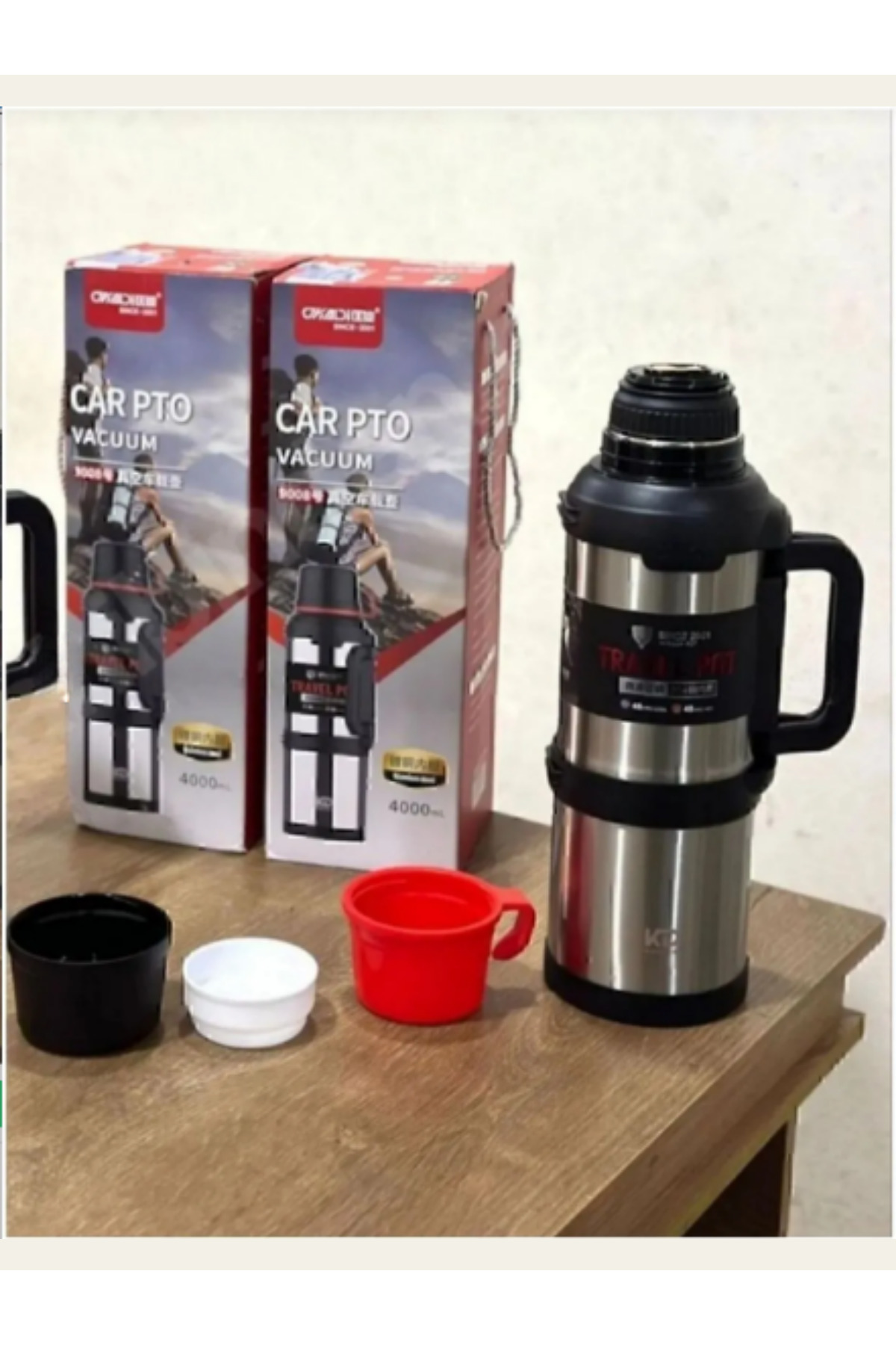 DOĞALYA Aile Boy 4 Litre 48 Saat Sıcak Soğuk Çelik Dağcı Termos