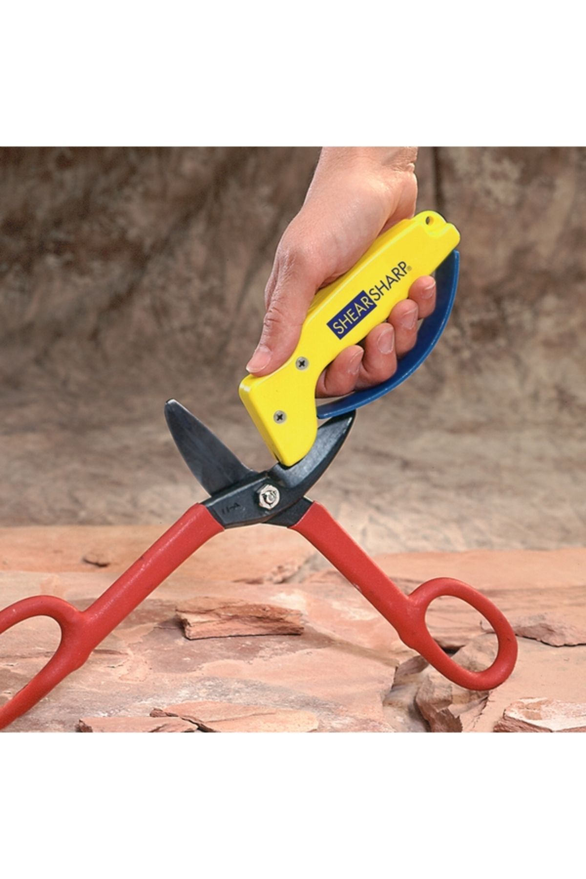 Accusharp-Scissors Sharpener with Ergonomic Handle and Finger Guard 5