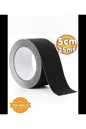 MİR UZMAN YANGIN VE İŞ GÜVENLİK KAYDIRMAZ BANT 5cmx25mt siyah zemin kalitenin...