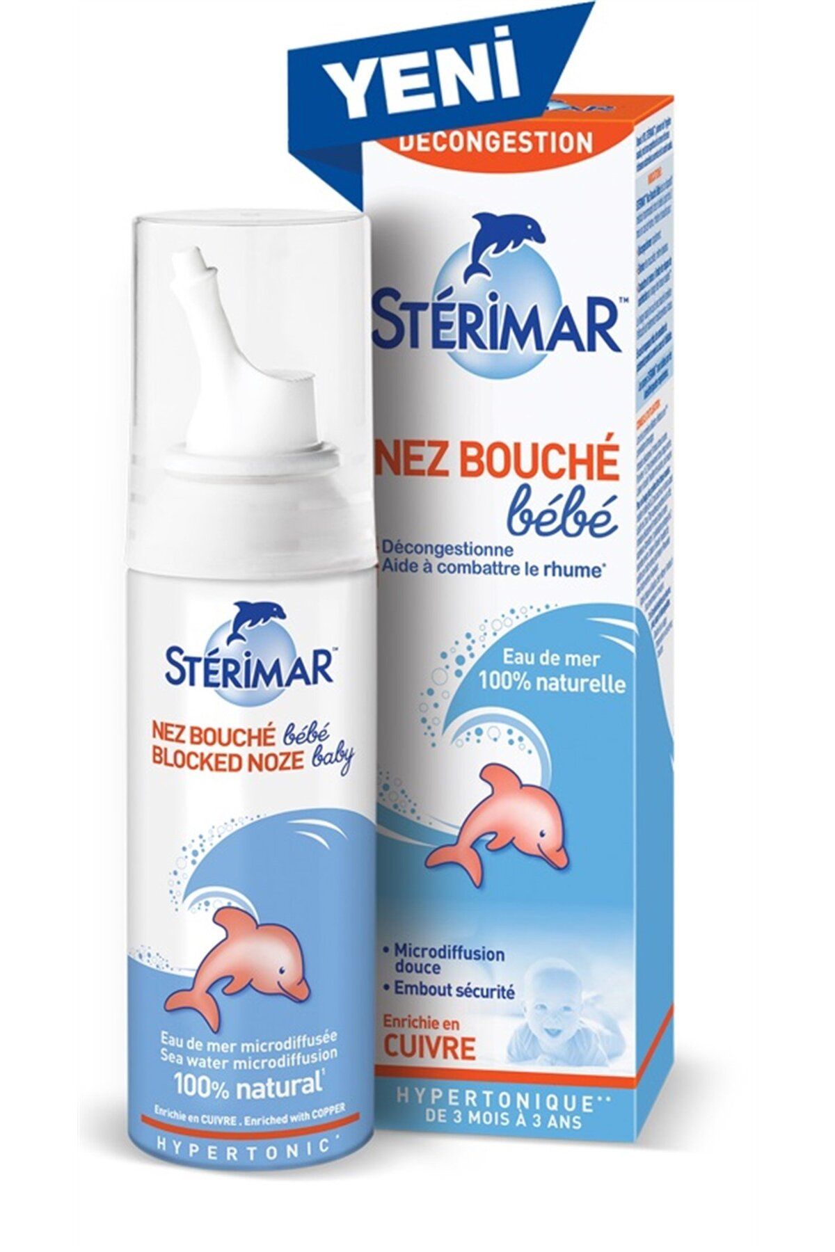 Sterimar Baby Burun Spreyi Blocked Nose Hipertonik Sprey 50 ml