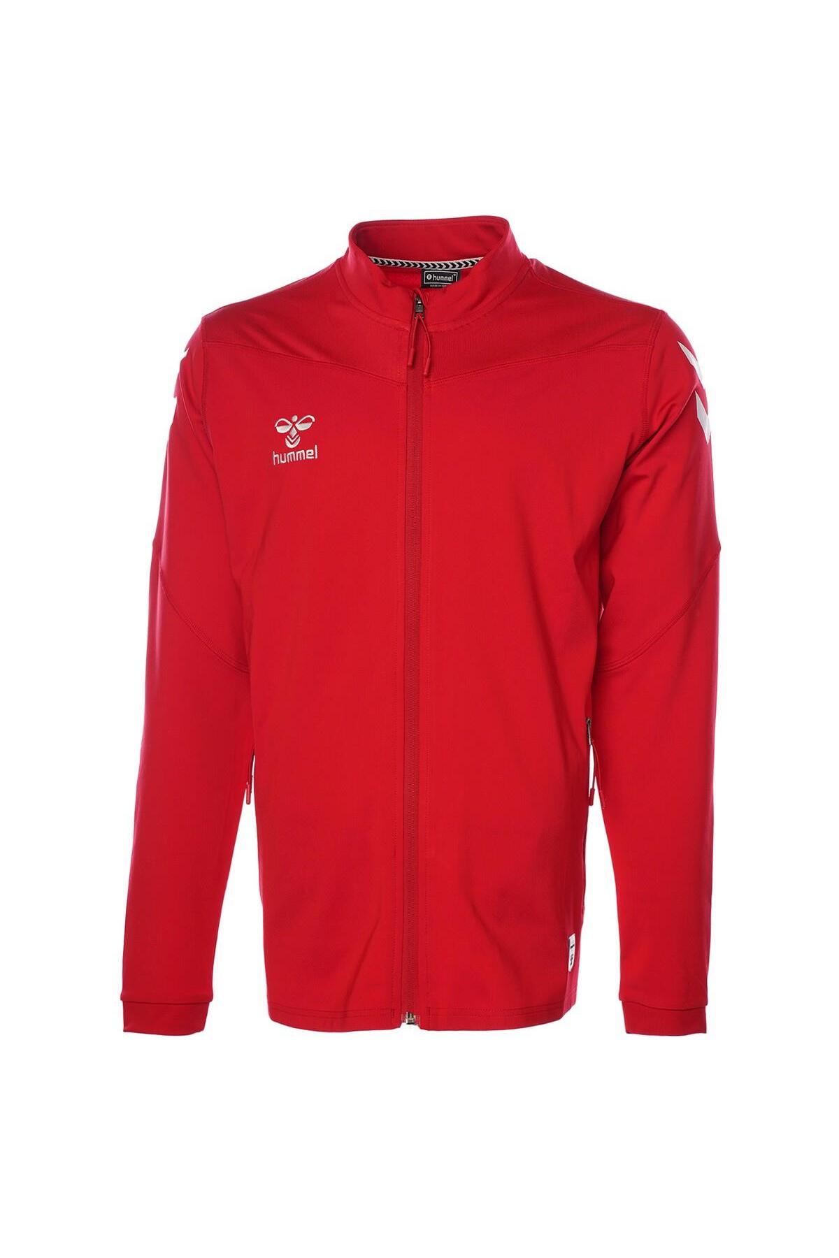 hummel 922221-3658 Oregon Zip Erkek Spor Ceket Kırmızı - Fiyatı
