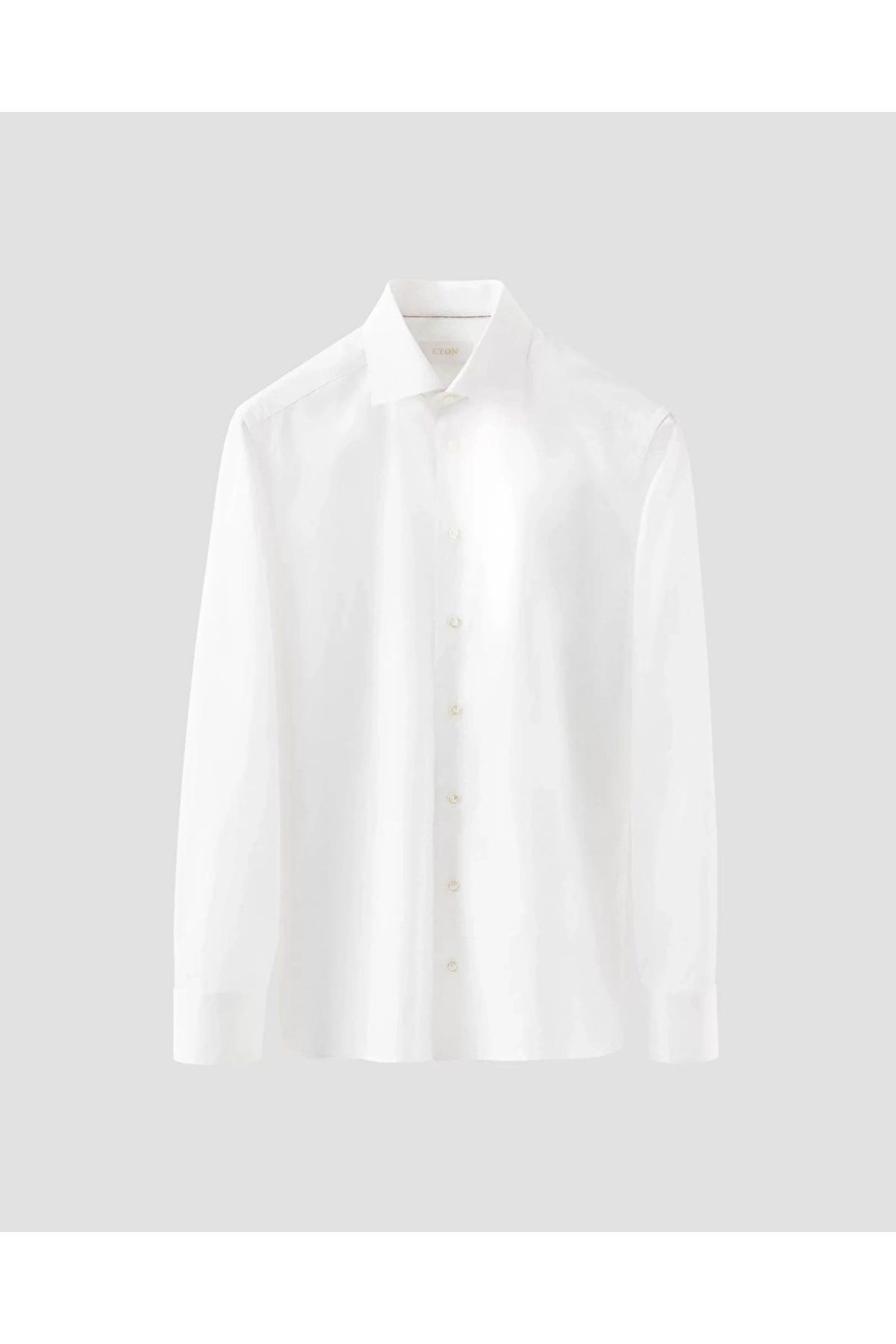 Eton-White Elevated Organic Cotton Shirt Size: 39 6