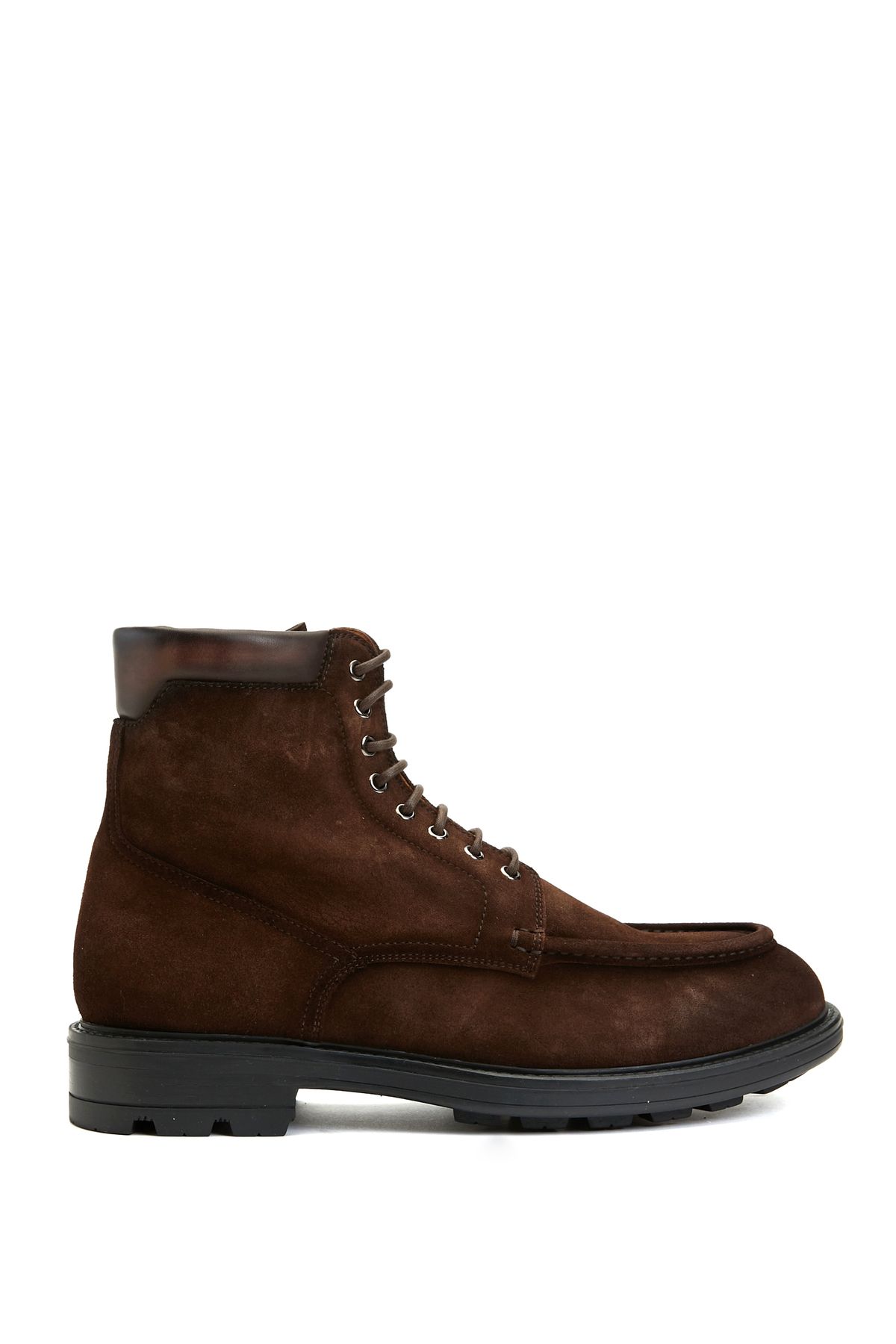 Magnanni-Brown Men's Leather Boots Size: 43.5 1
