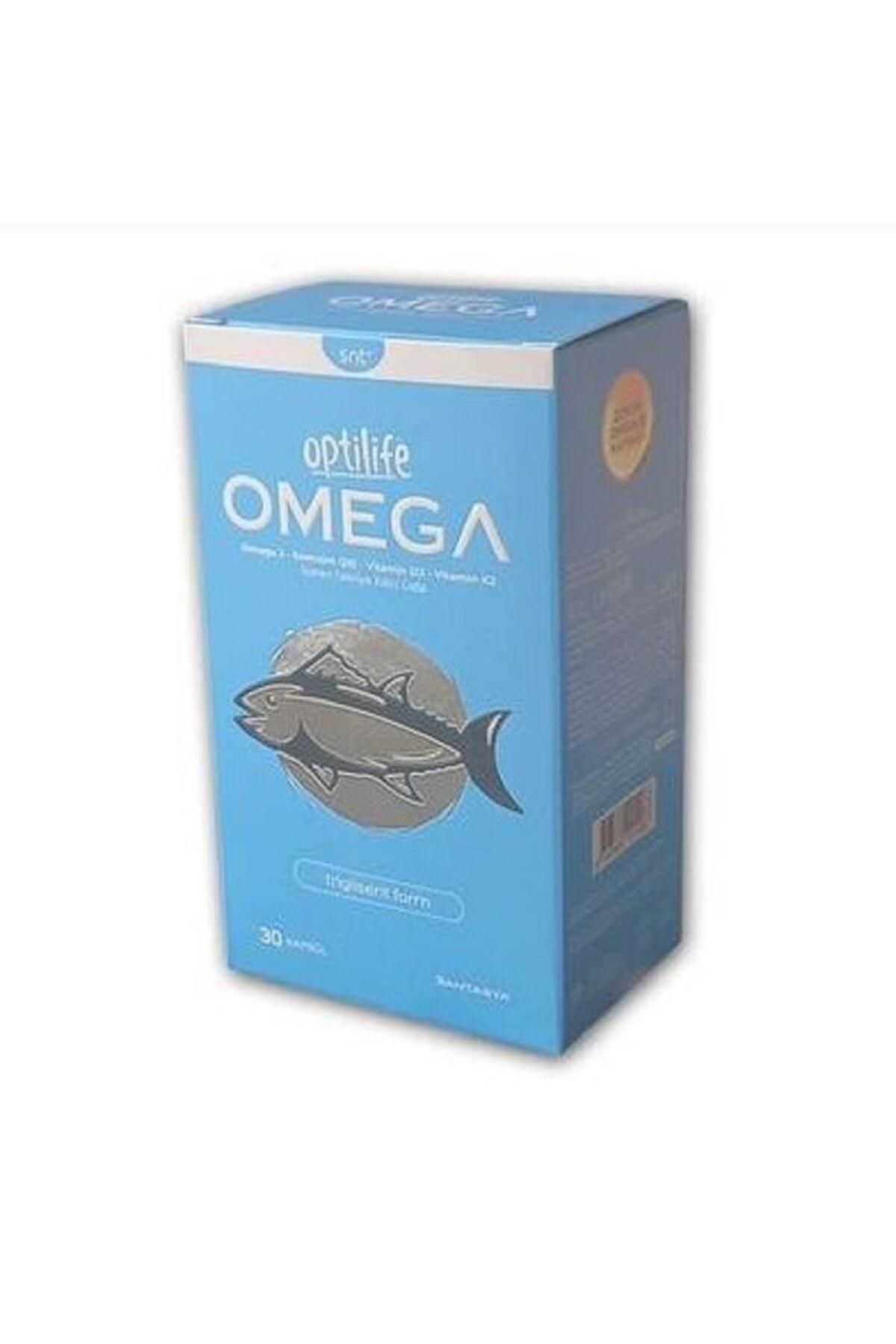 Optilife Omega3 Koenzım Q10 Vitamin D3 Vitamin K2 30 Kapsül