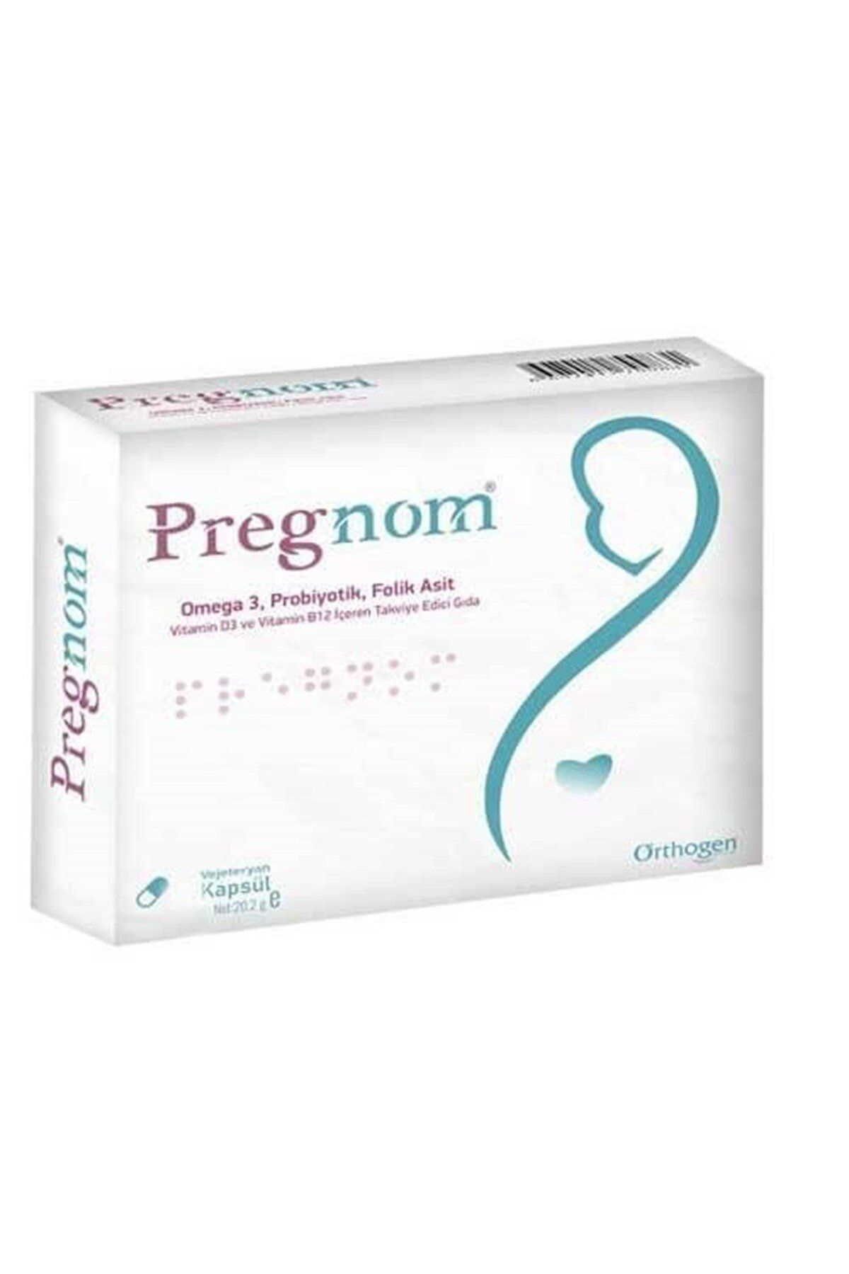 Pregnom Omega 3 Folic Asit 30 Kapsül