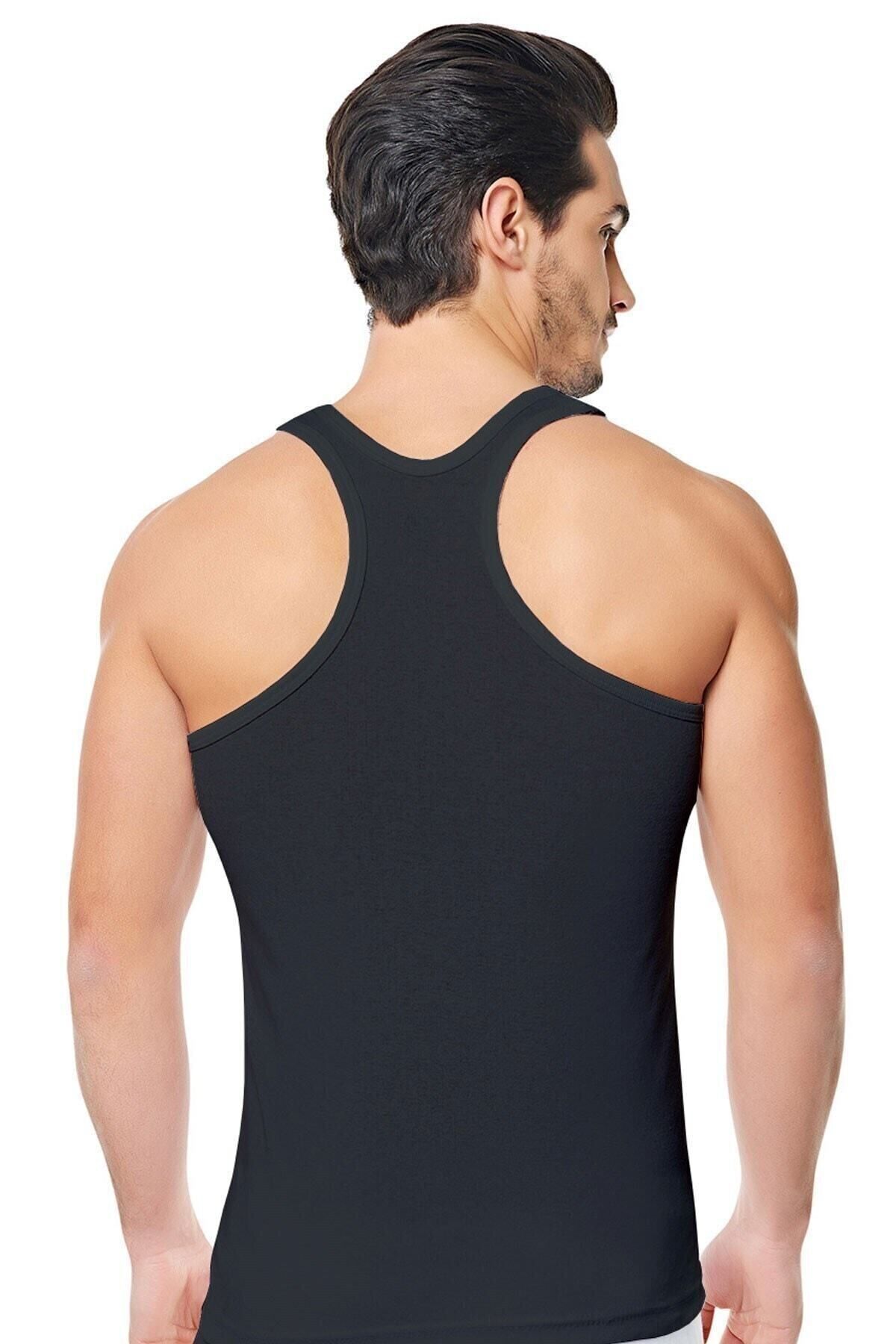 SİERNA Siyah Erkek Spor Atlet 1'li Paket srn-001693