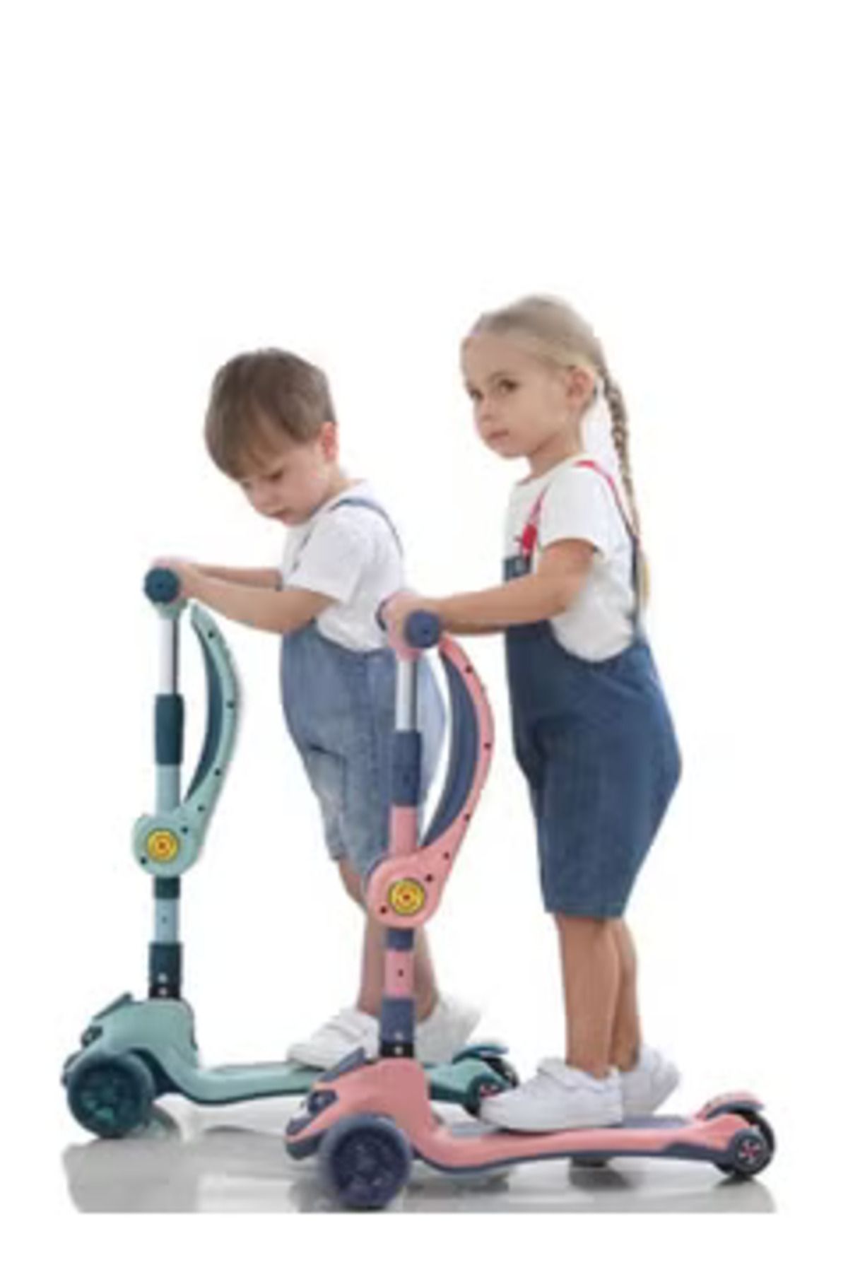 Arabest-Three-in-one Children's Scooter, Flash Wheel, Can Ride and Sit Down 6