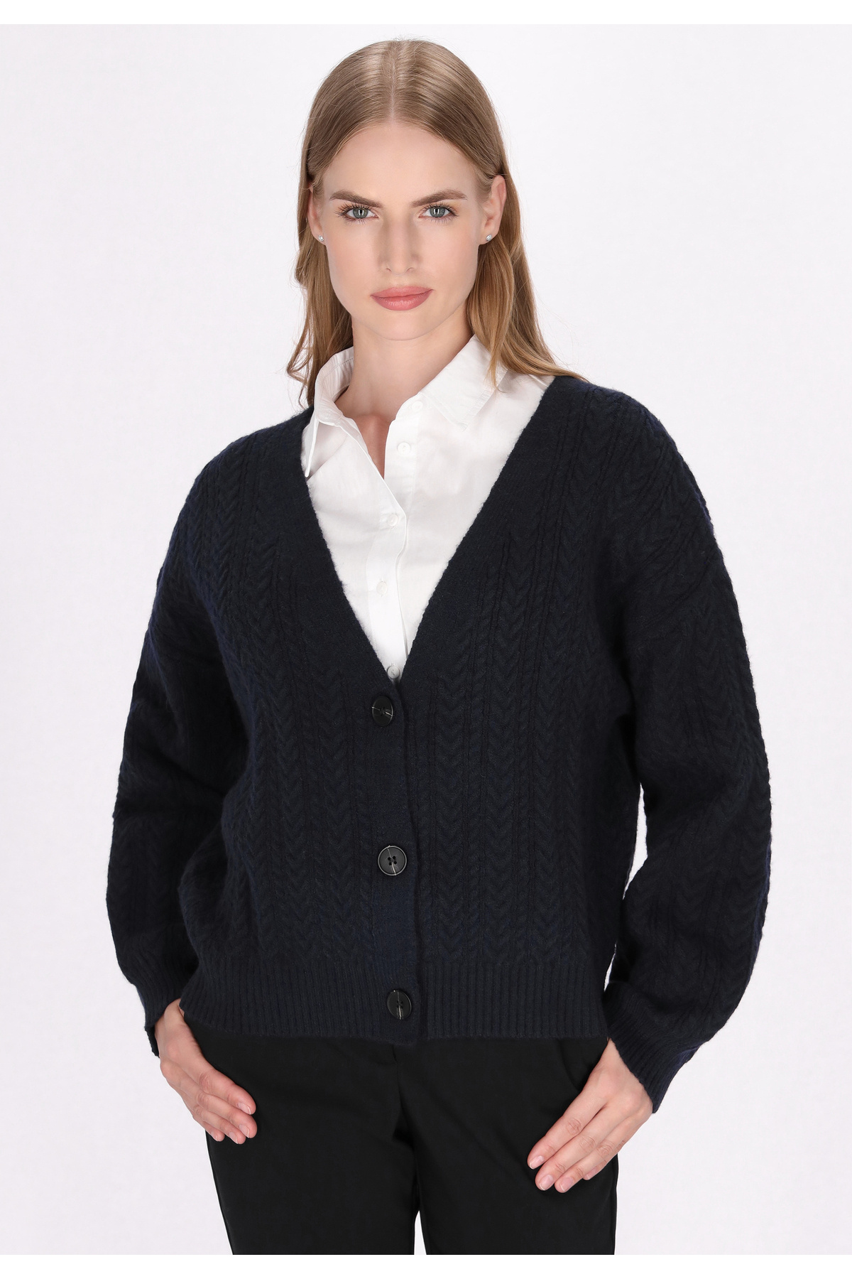 Dreimaster-Strickjacke 3