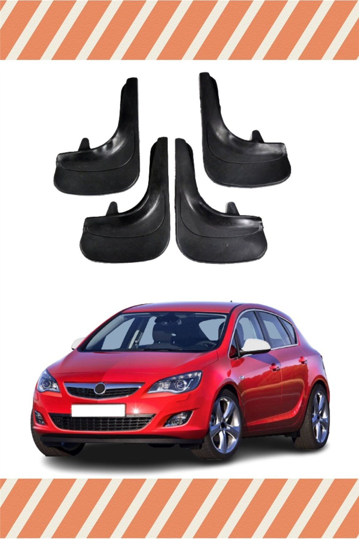 Alpax Opel Astra J tüm kasalar uyumlu 4’lü tozluk çamurluk paçalık
