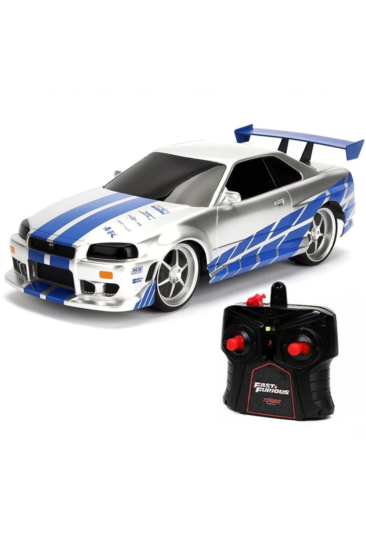 Basic Fun Çocuk 1:16 Fast & Furious Kumandalı Brian's Nissan Skyline GT-R Turbo Araba