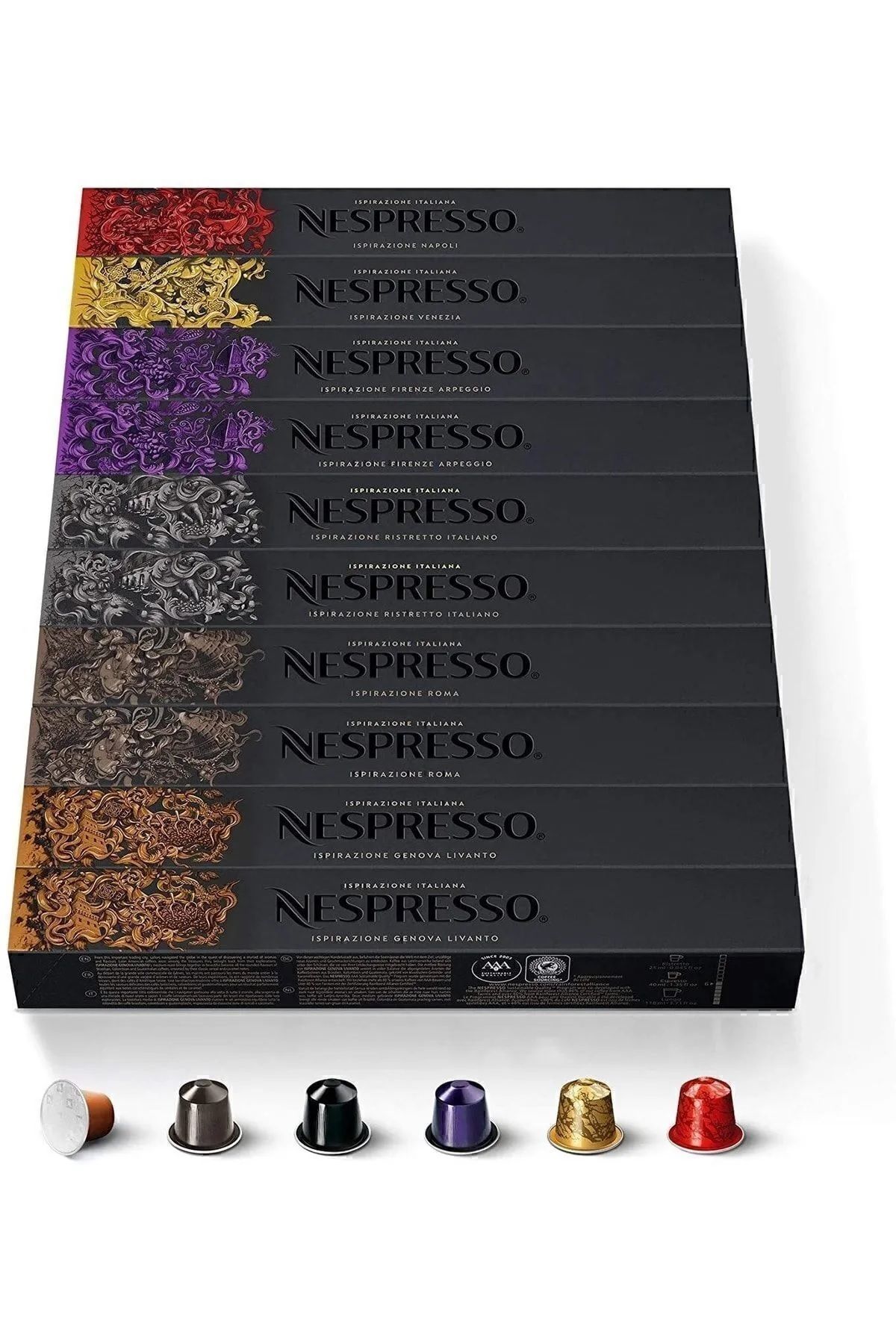 Nespresso Italyan Ilham Secimi 10O KAPSUL (10 KUTU)