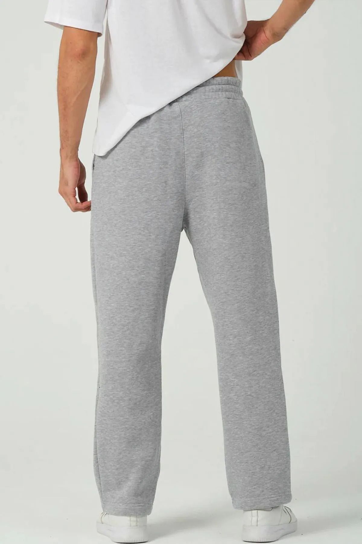 OXVİN-Oversize Fleece Sweatpants Made of 2 Thread - Thick Winter 5