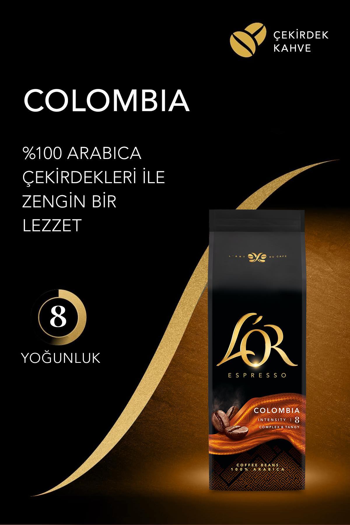 L'OR Espresso Colombıa Çekirdek Kahve 500gr X 2 - Fiyatı, Yorumları