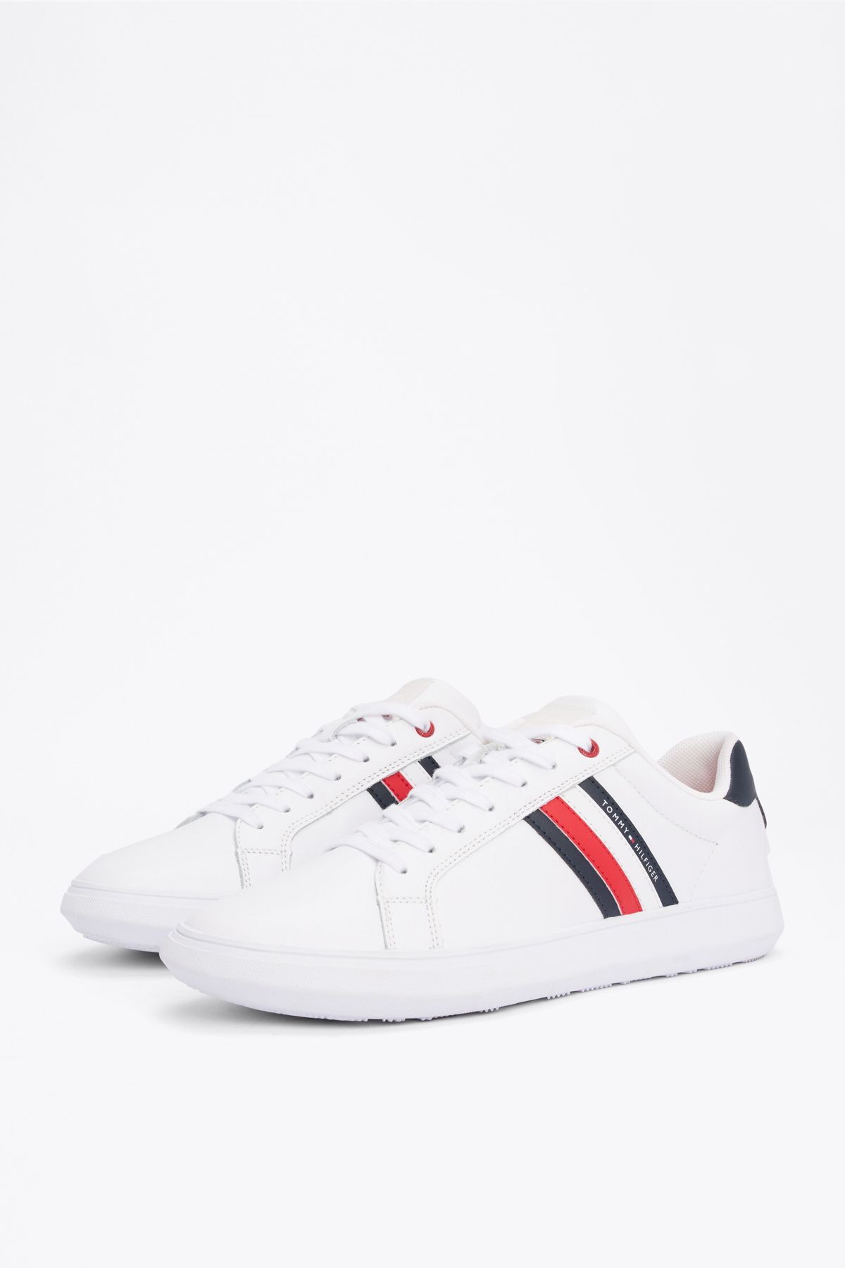 اسنیکر سفید مردانه فنجان چرمی Essenttial اورجینال Tommy Hilfiger