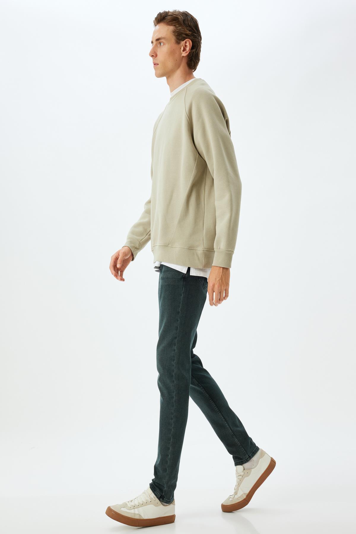 Koton  Petrol Erkek Jeans 5WAM40085ND - Görsel 2