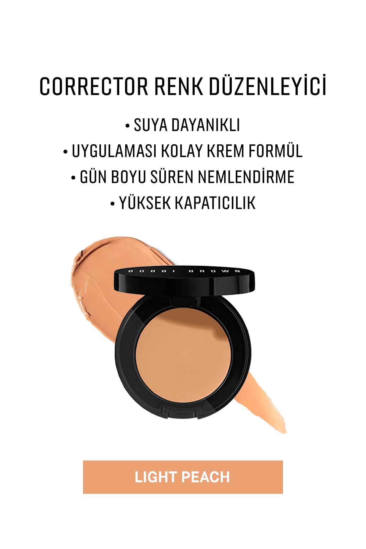 Corrector - Krem Renk Düzenleyici Kapatıcı - Light Peach 716170086743
