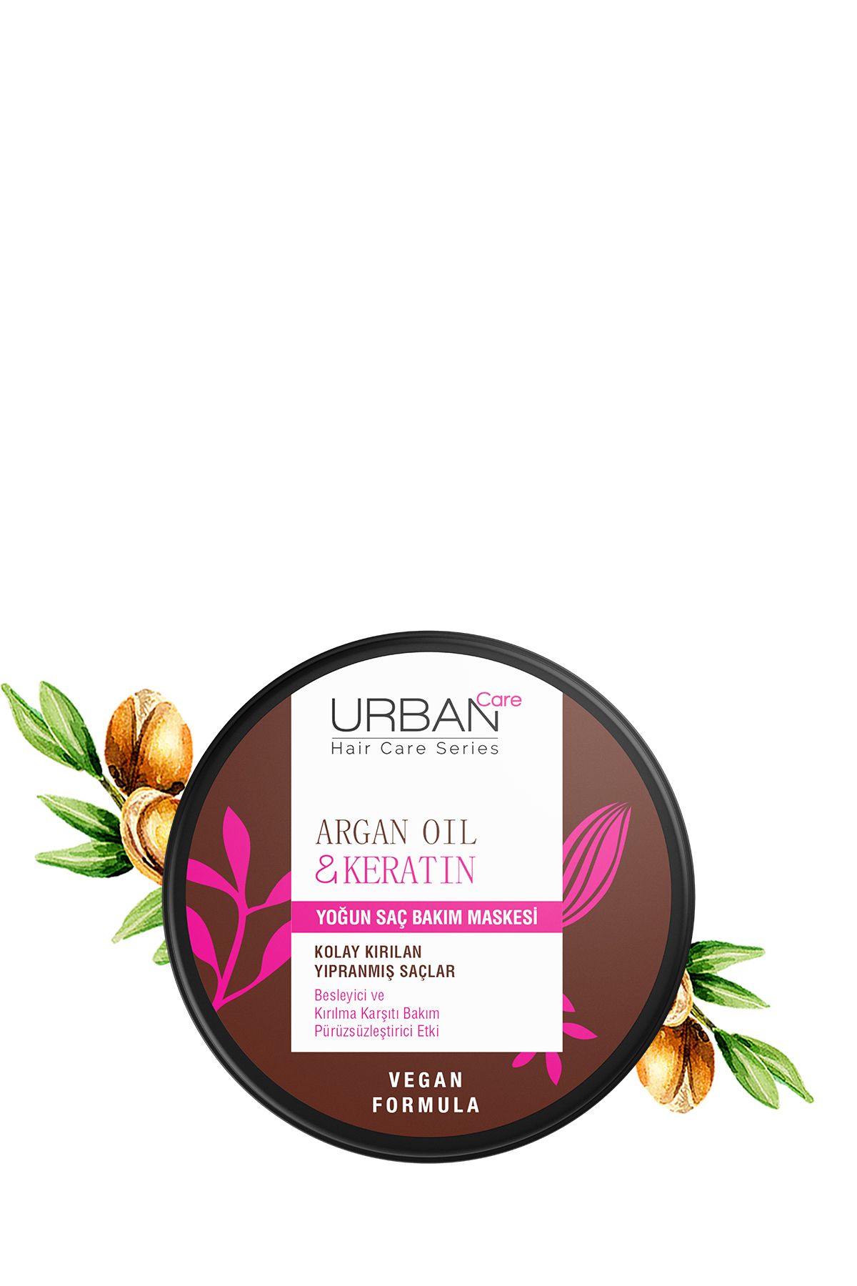 Urban Care-Argan Oil & Keratin Easy Break Intensive Hair Care Mask for Damaged Hair-230Ml-Vegan 3