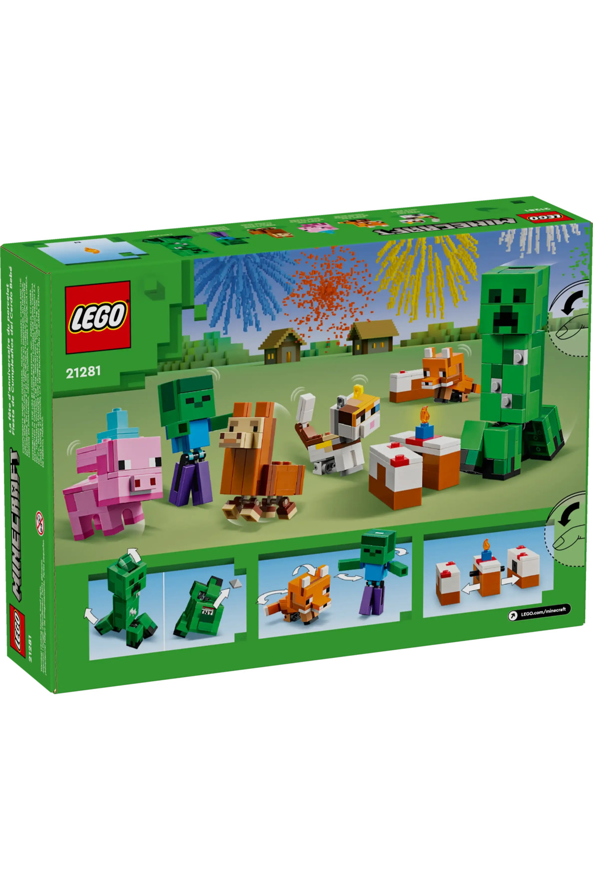 LEGO 21281 LEGO® Minecraft Yavru Domuzun Doğum Günü Kutlaması