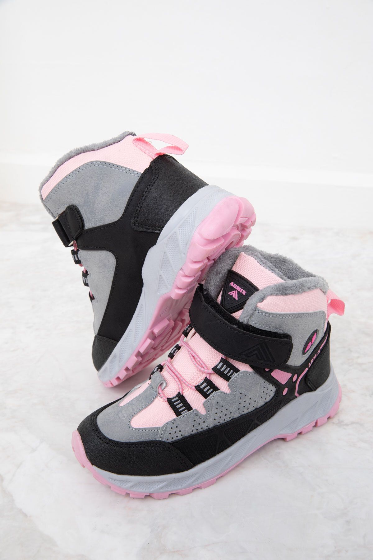 SOHO-Buty dziecięce unisex - Szare, Czarne, Pudrowe - Model 20000 4