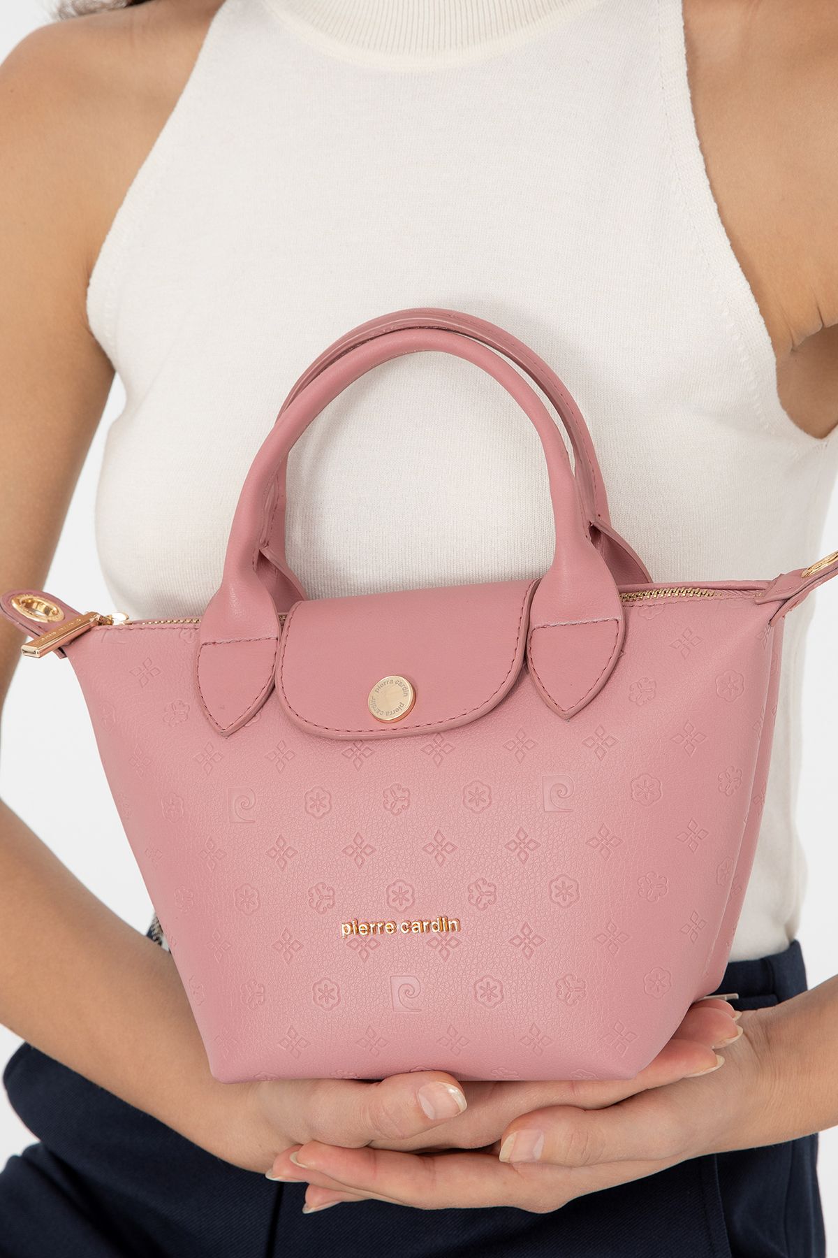 Pierre Cardin-Dámská taška přes rameno Dusty Rose Floater 05Po24K1977 2